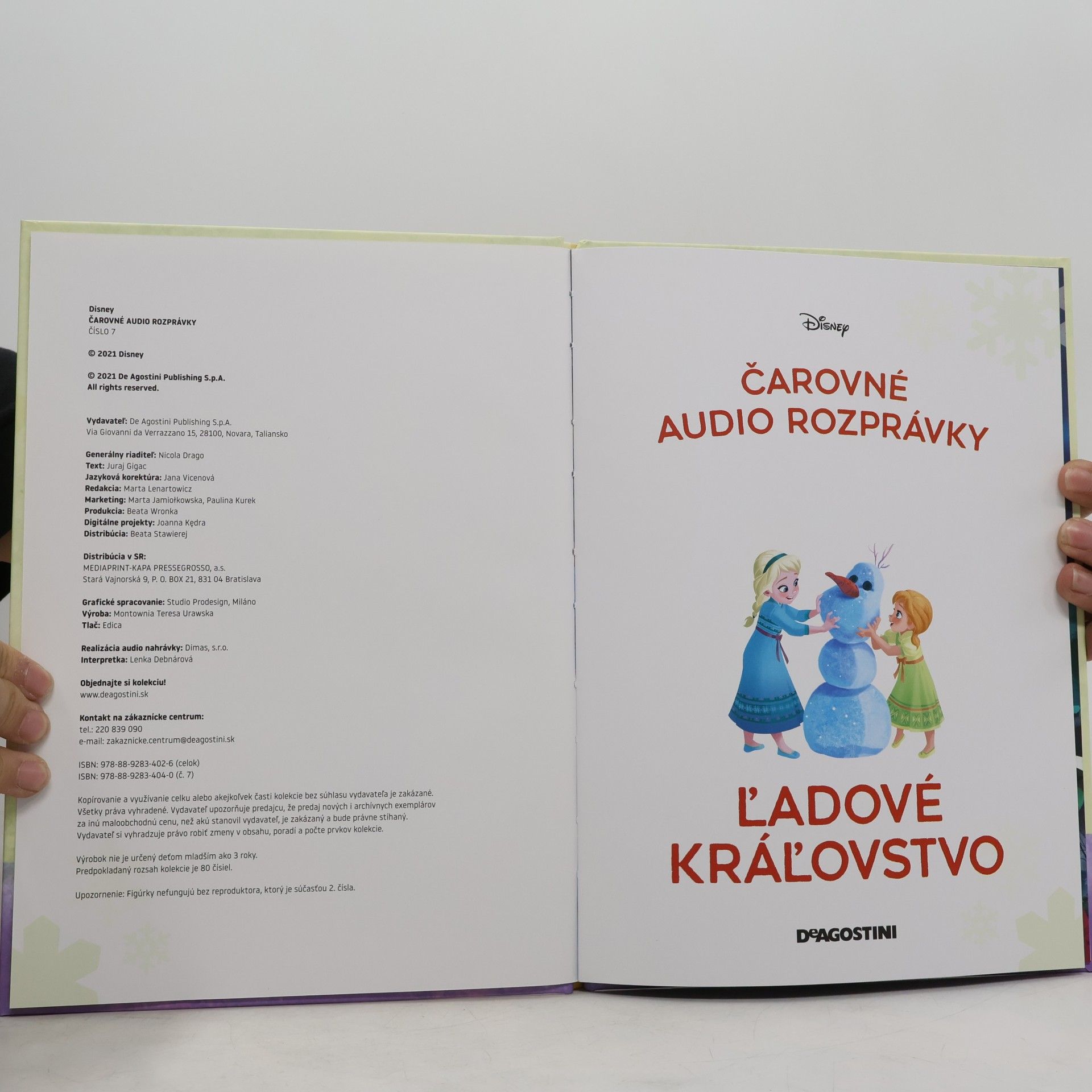Autorenkollektiv Čarovné audio rozprávky. Ľadové kráľovstvo