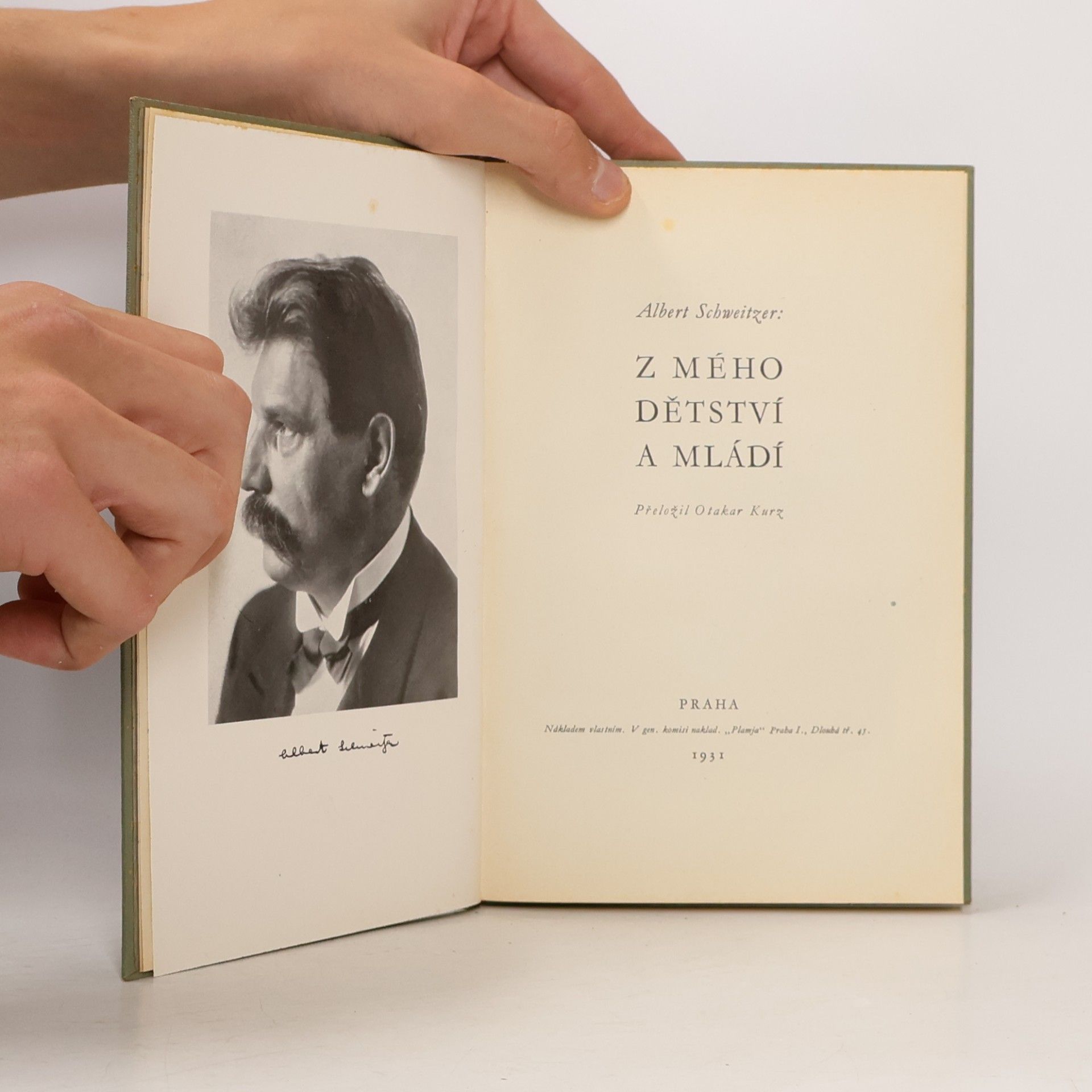 Albert Schweitzer Z mého dětství a mládí