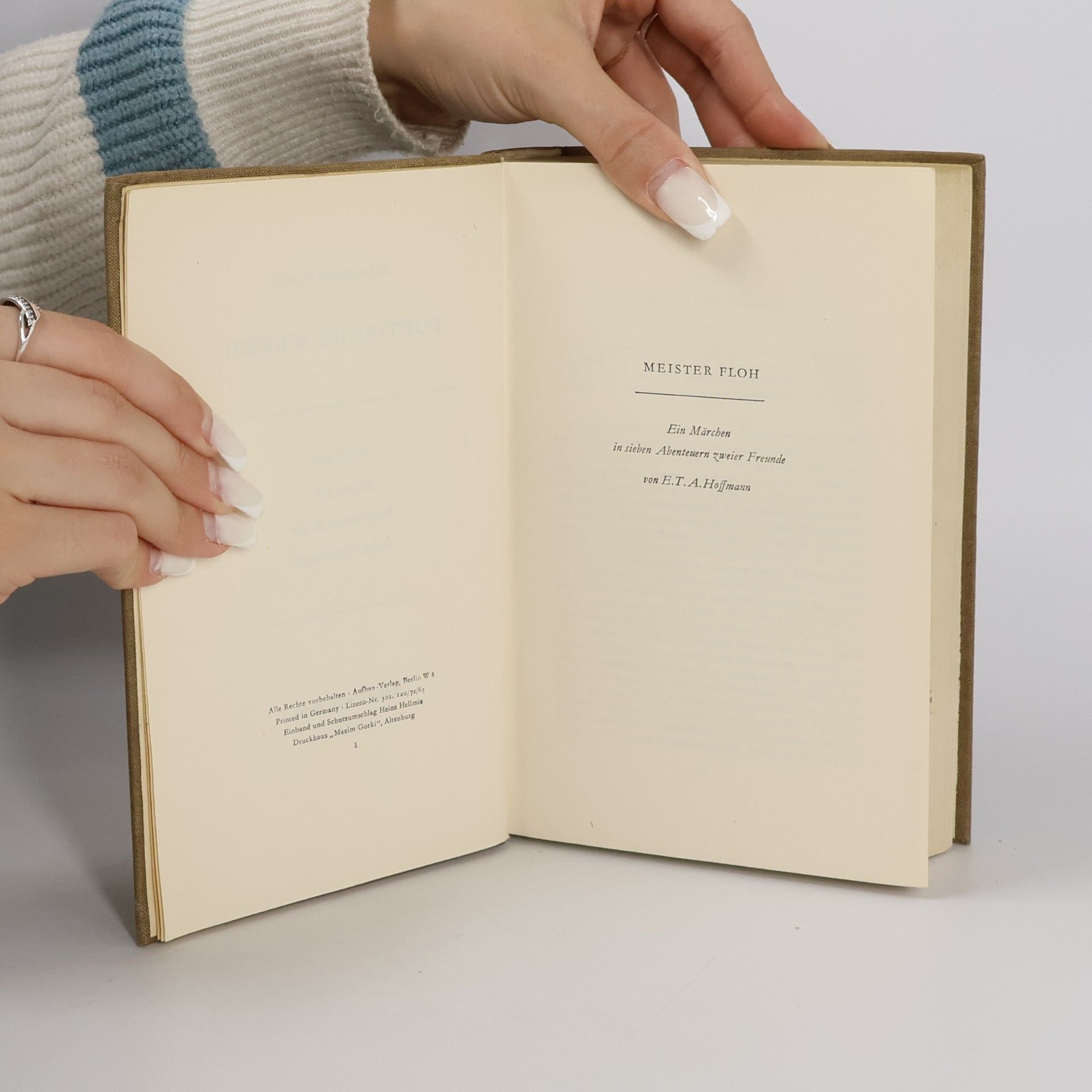 E. T. A. Hoffmann Poetische Werke 6