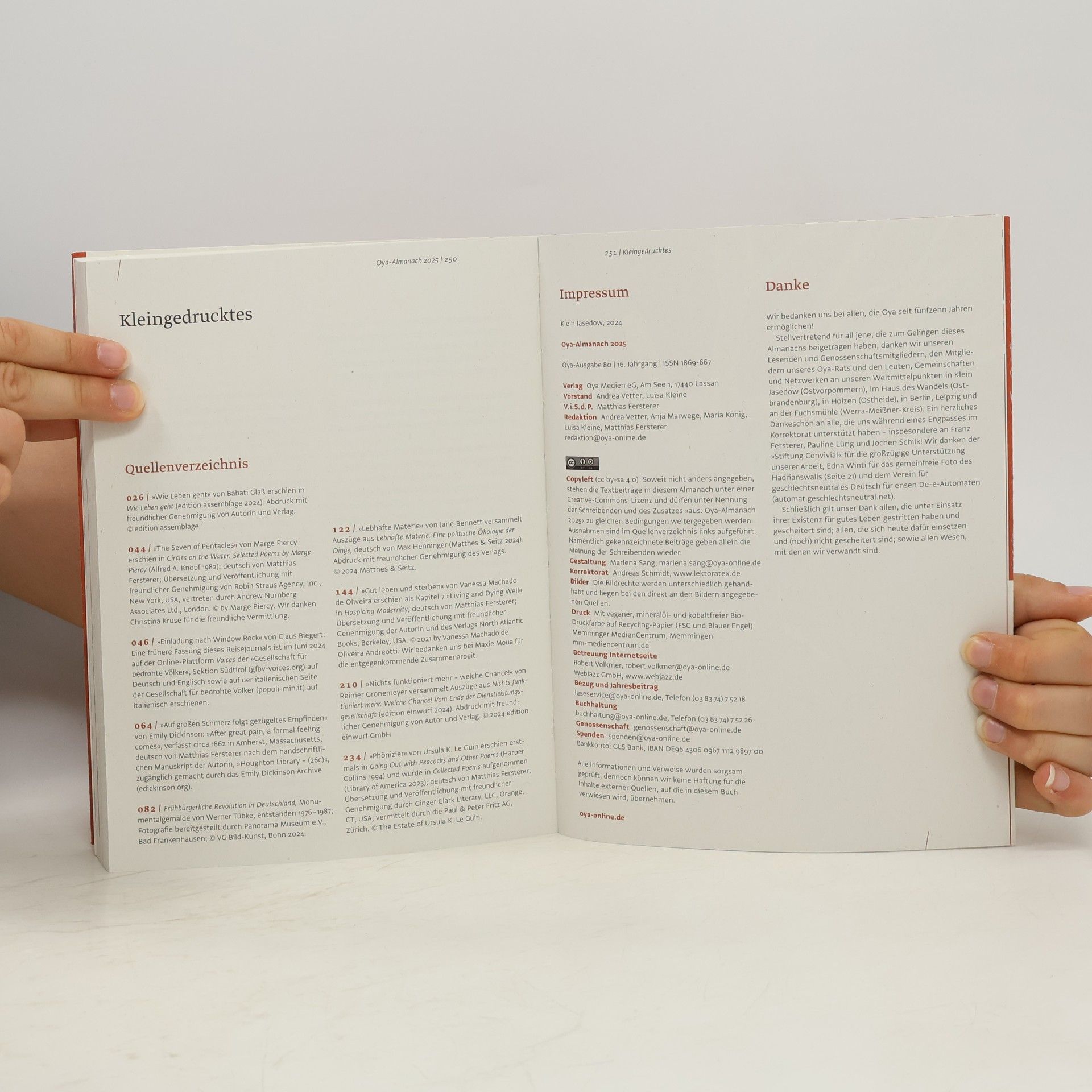 Matthias Fersterer Almanach 2025