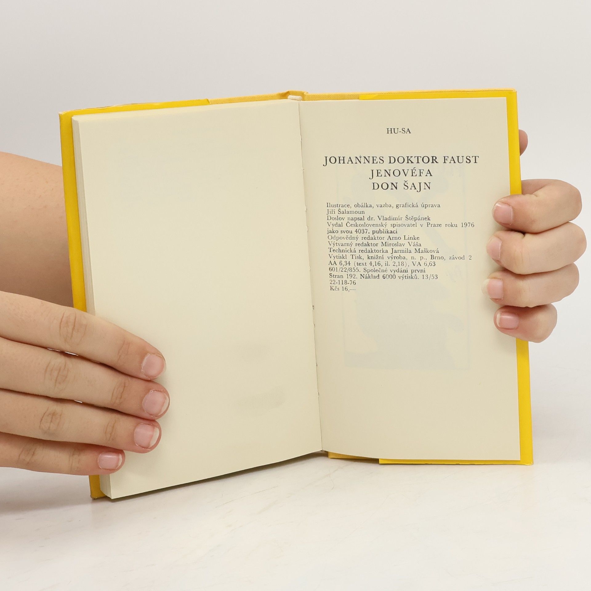 Various authors Johannes doktor Faust. Jenovéfa. Don Šajn