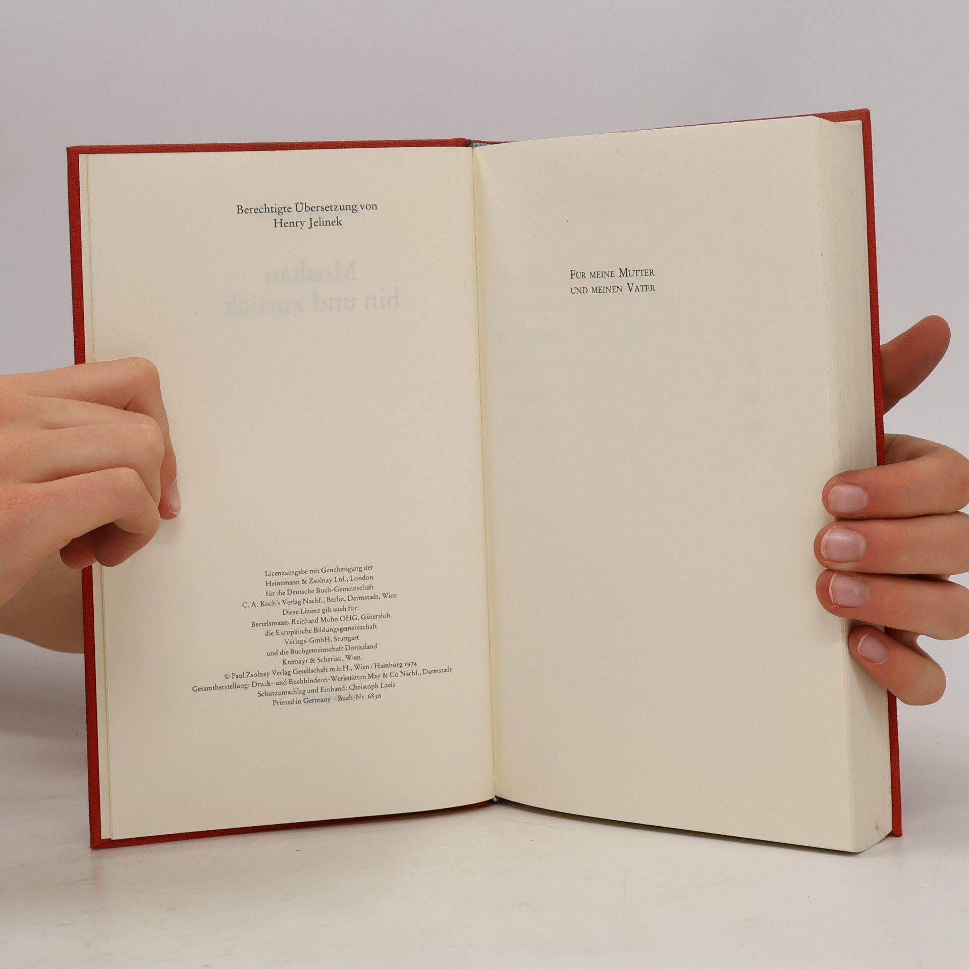 Robert Littell Moskau hin und zurück