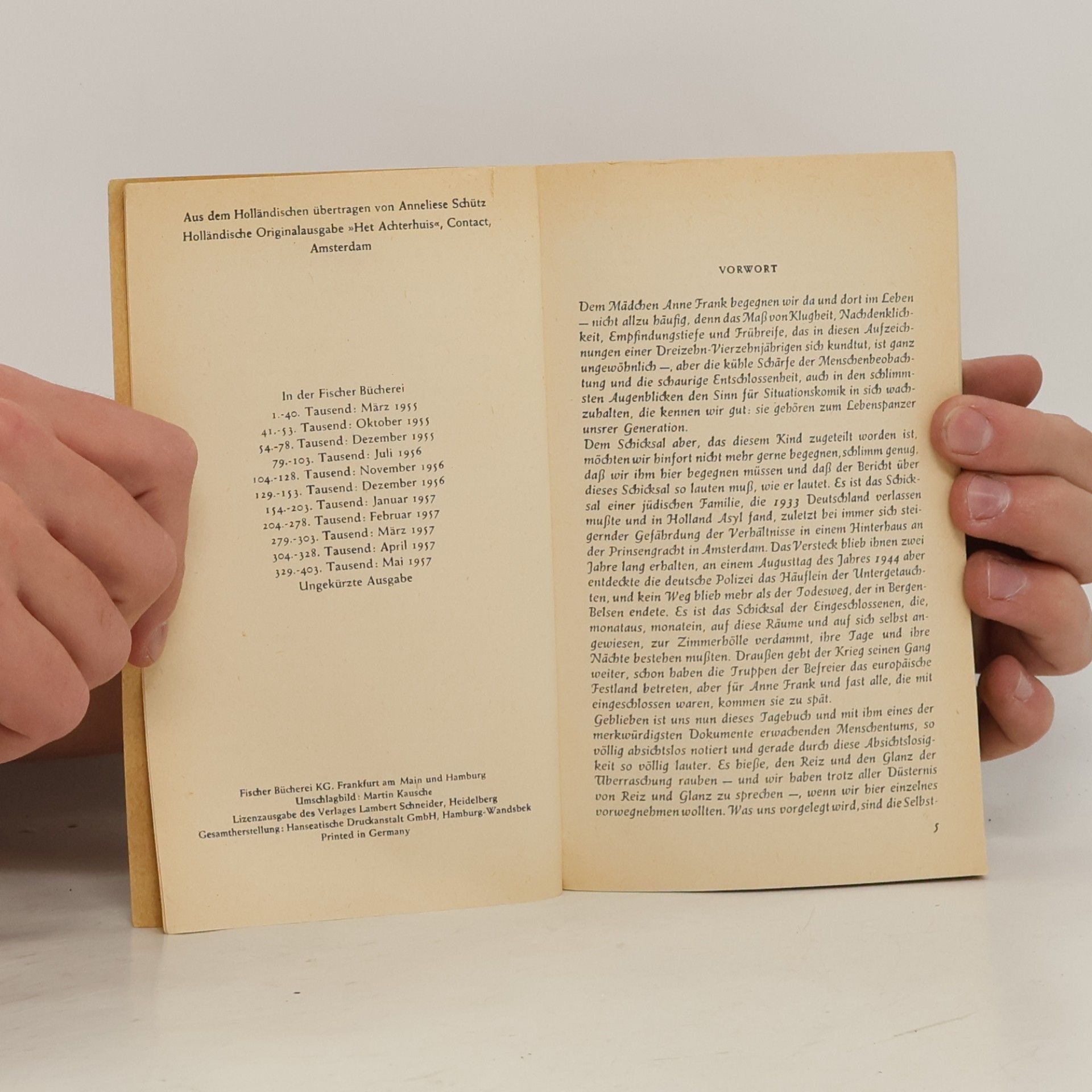 Anna Franková Das Tagebuch der Anne Frank