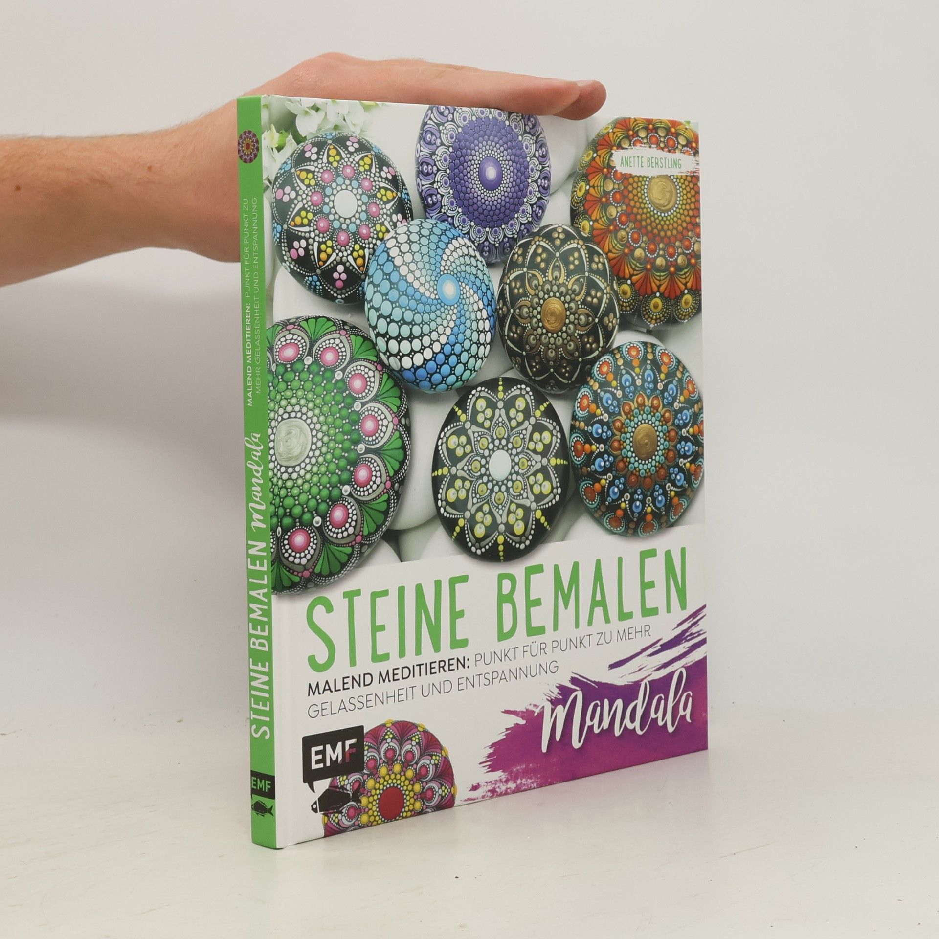 Steine bemalen - Mandala 1