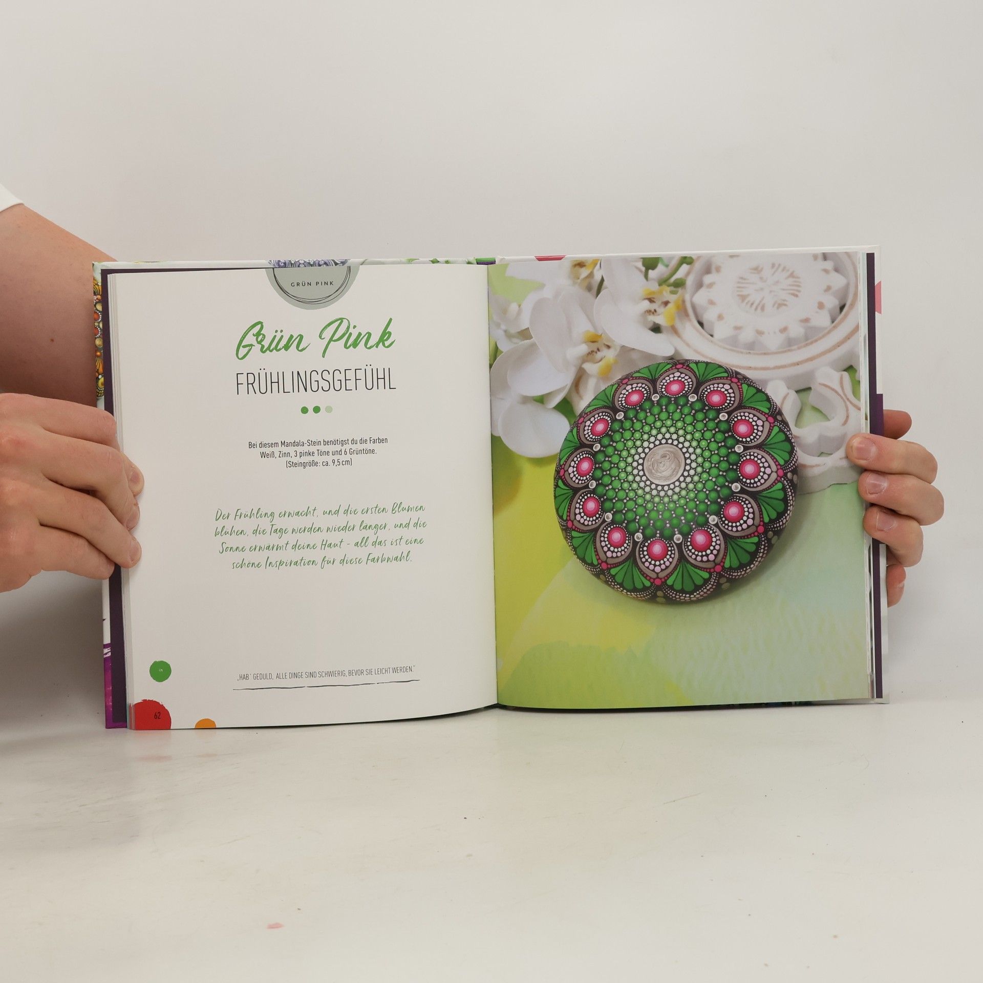 Anette Berstling Steine bemalen - Mandala 1