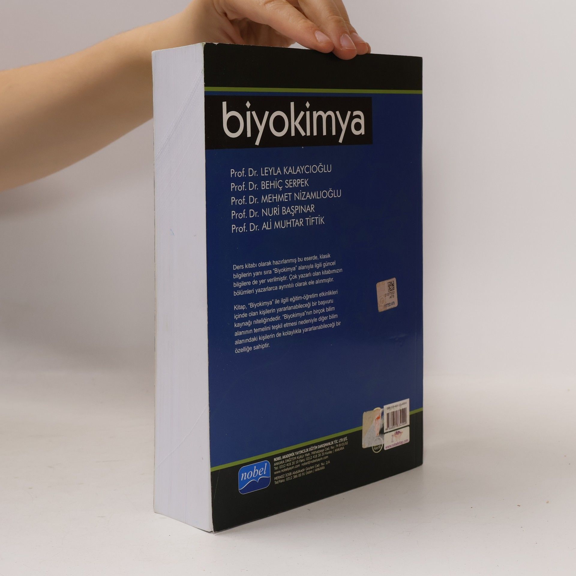 Leyla Kalaycıoğlu Biyokimya - 5. Baskı