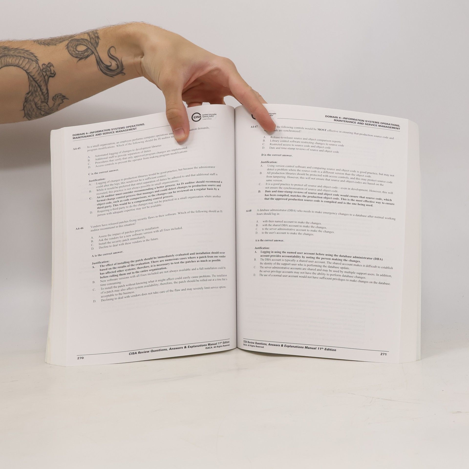 CISA Review Questions, Answers & Explanations Manual, 11th Edition