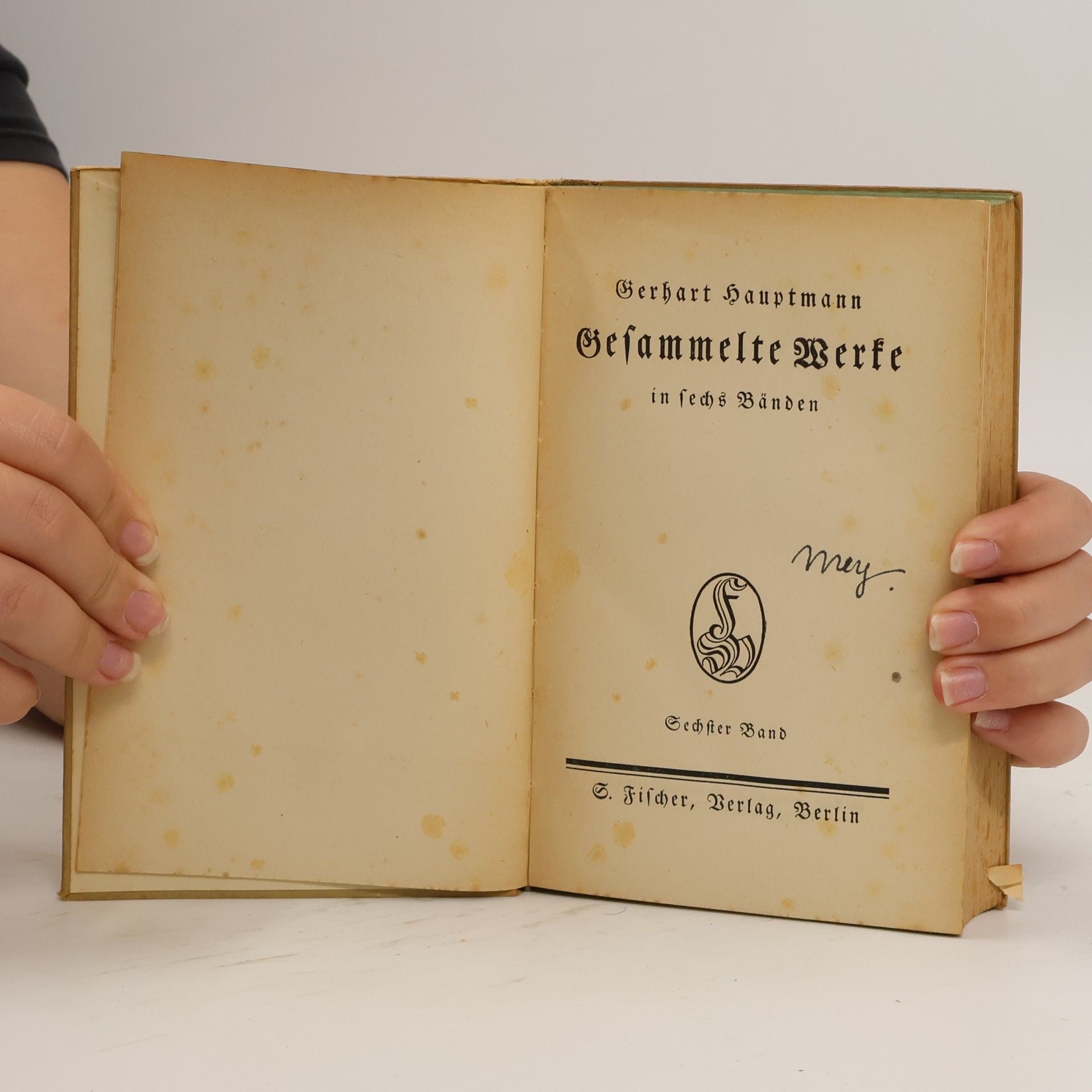 Gerhart Hauptmann Gesammelte Werke