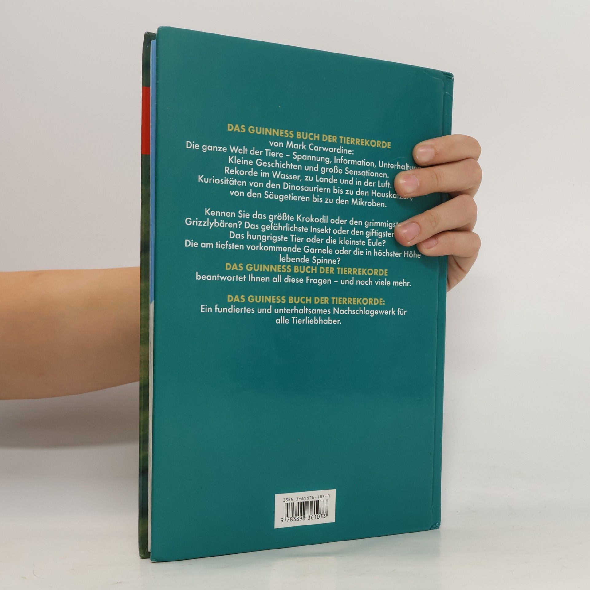 Mark Carwardine Guinness-Buch der Tierrekorde