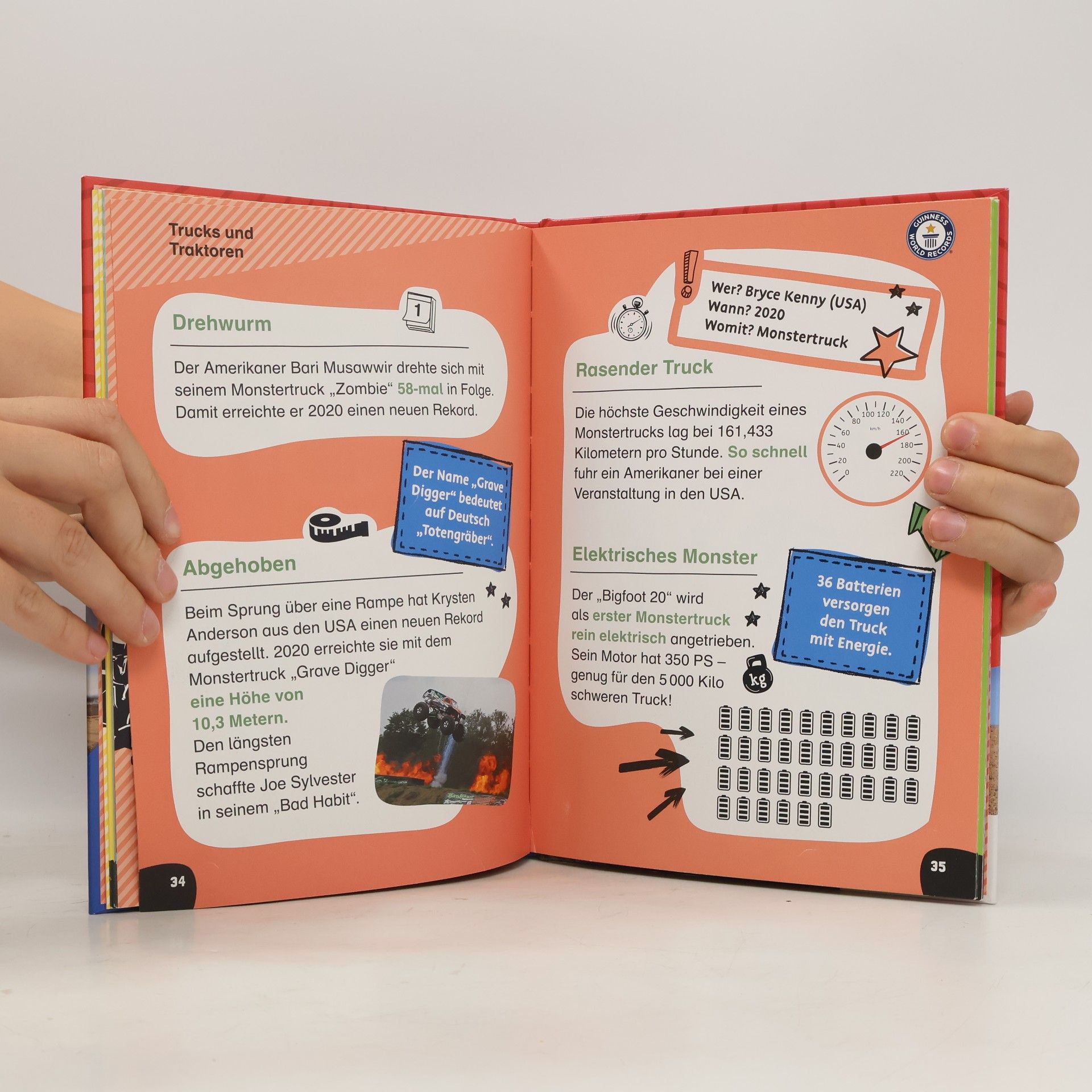 Guinness world records für Erstleser - Fahrzeuge