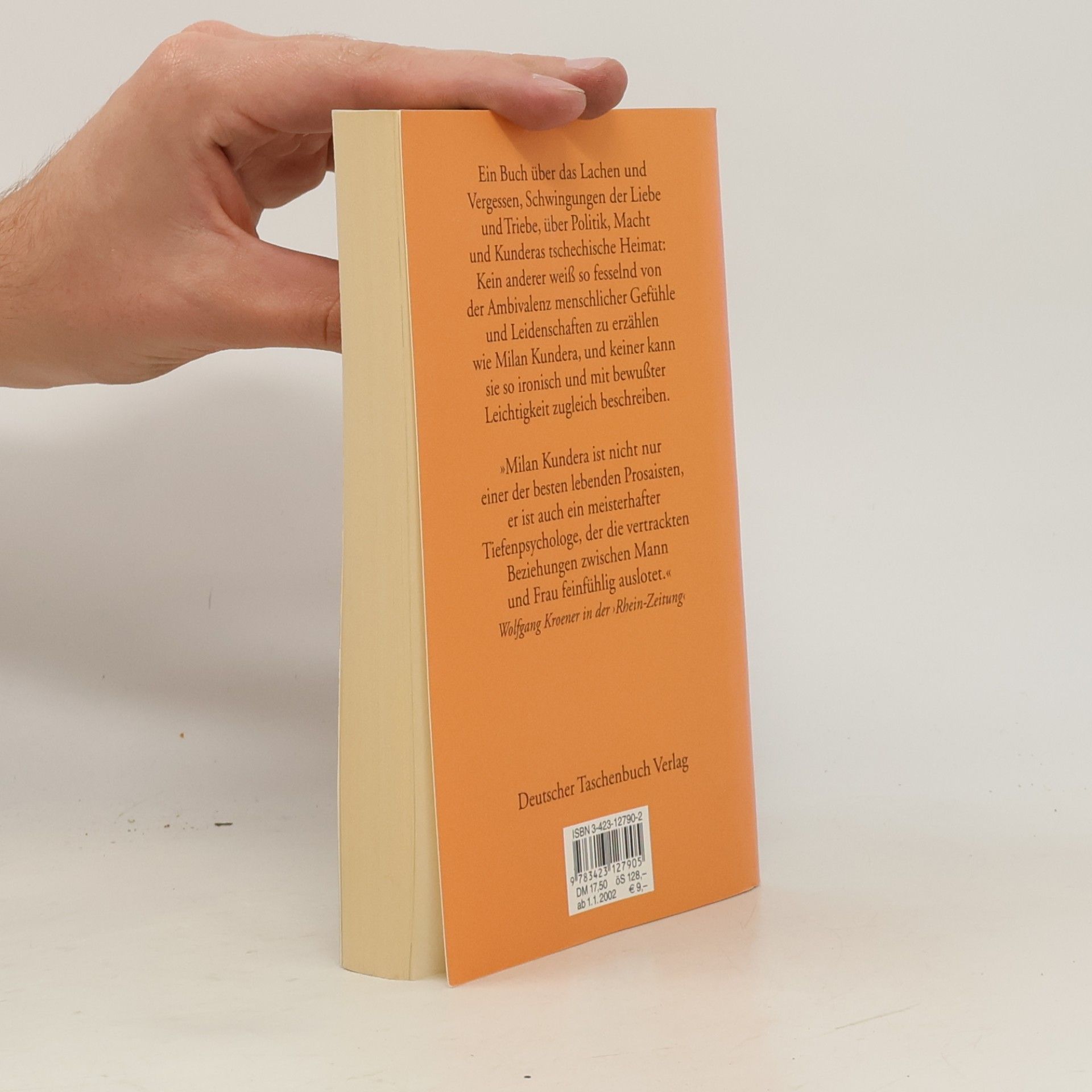 Milan Kundera Das buch vom Lachen und Vergessen