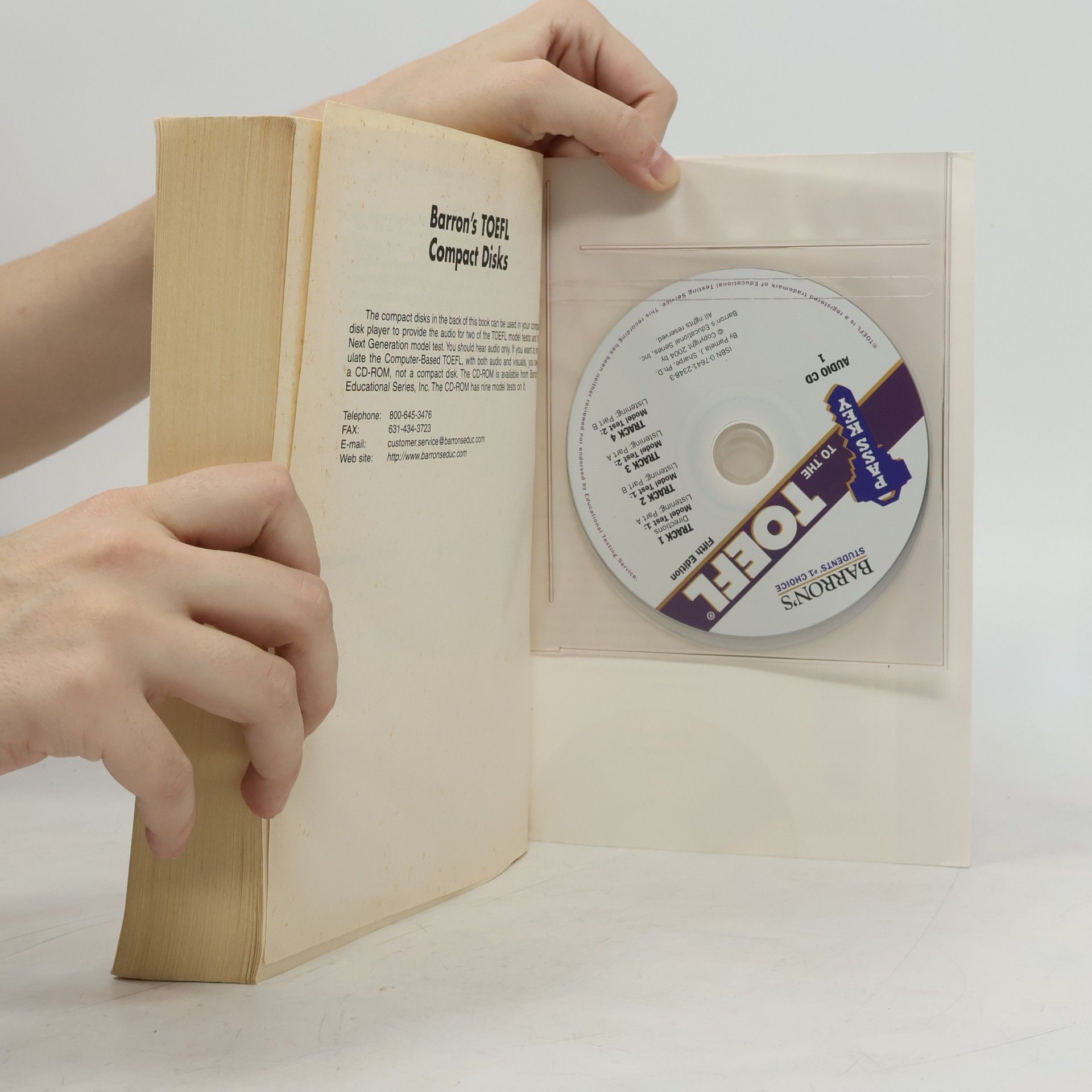 Pamela J. Sharpe Pass Key to the TOEFL with Audio CD