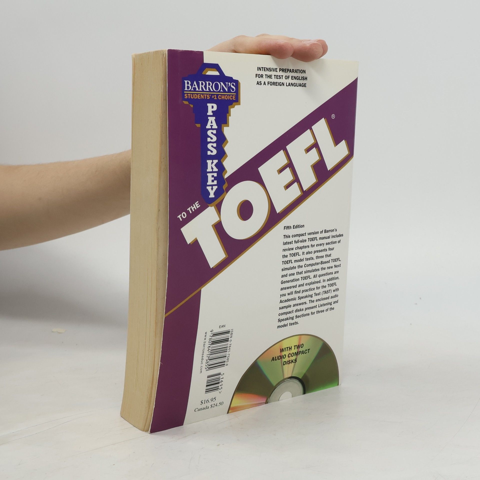 Pamela J. Sharpe Pass Key to the TOEFL with Audio CD