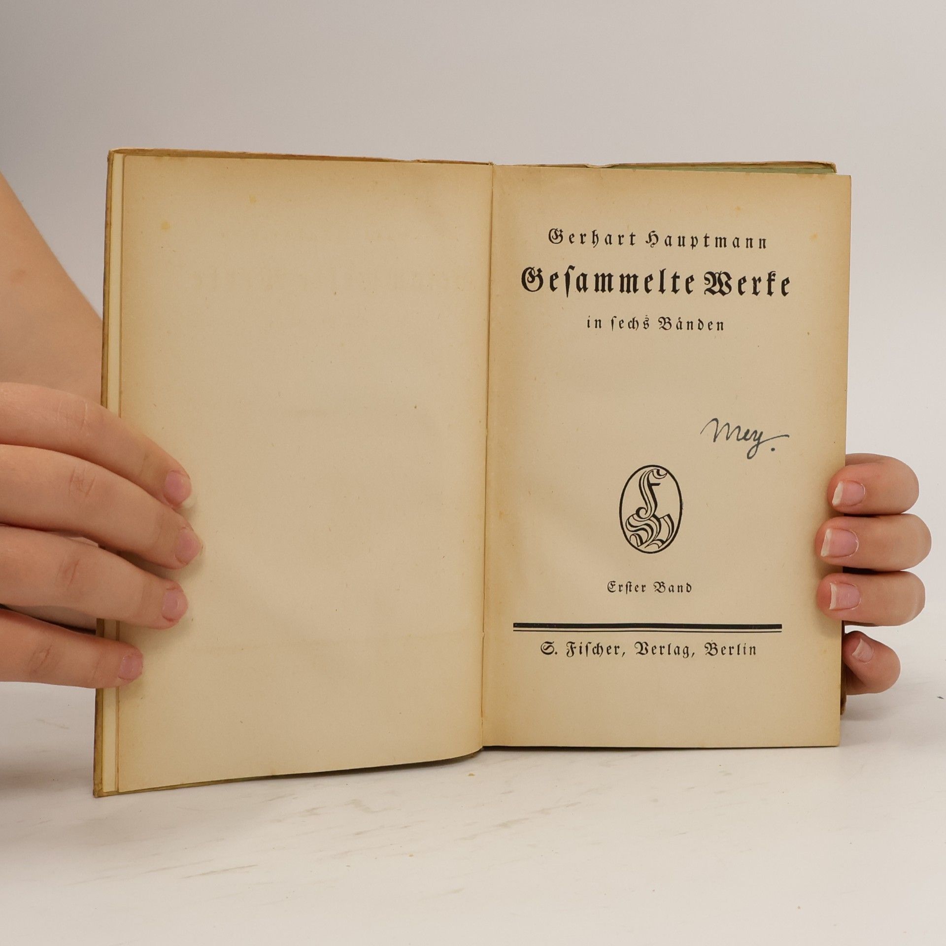 Gerhart Hauptmann Gesammelte Werke Band 1