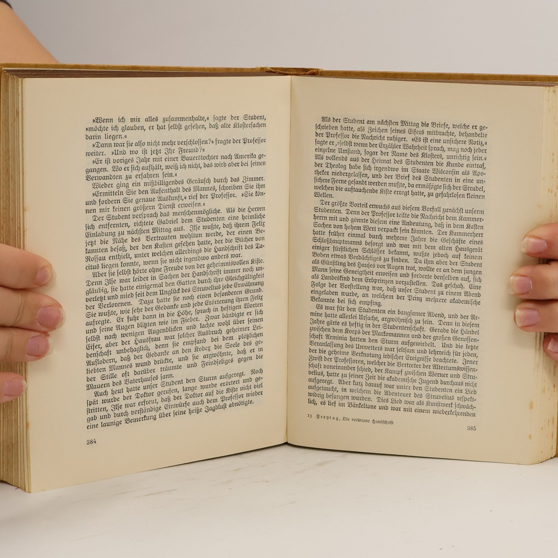 Gustav Freytag Die verlorene Handschrift