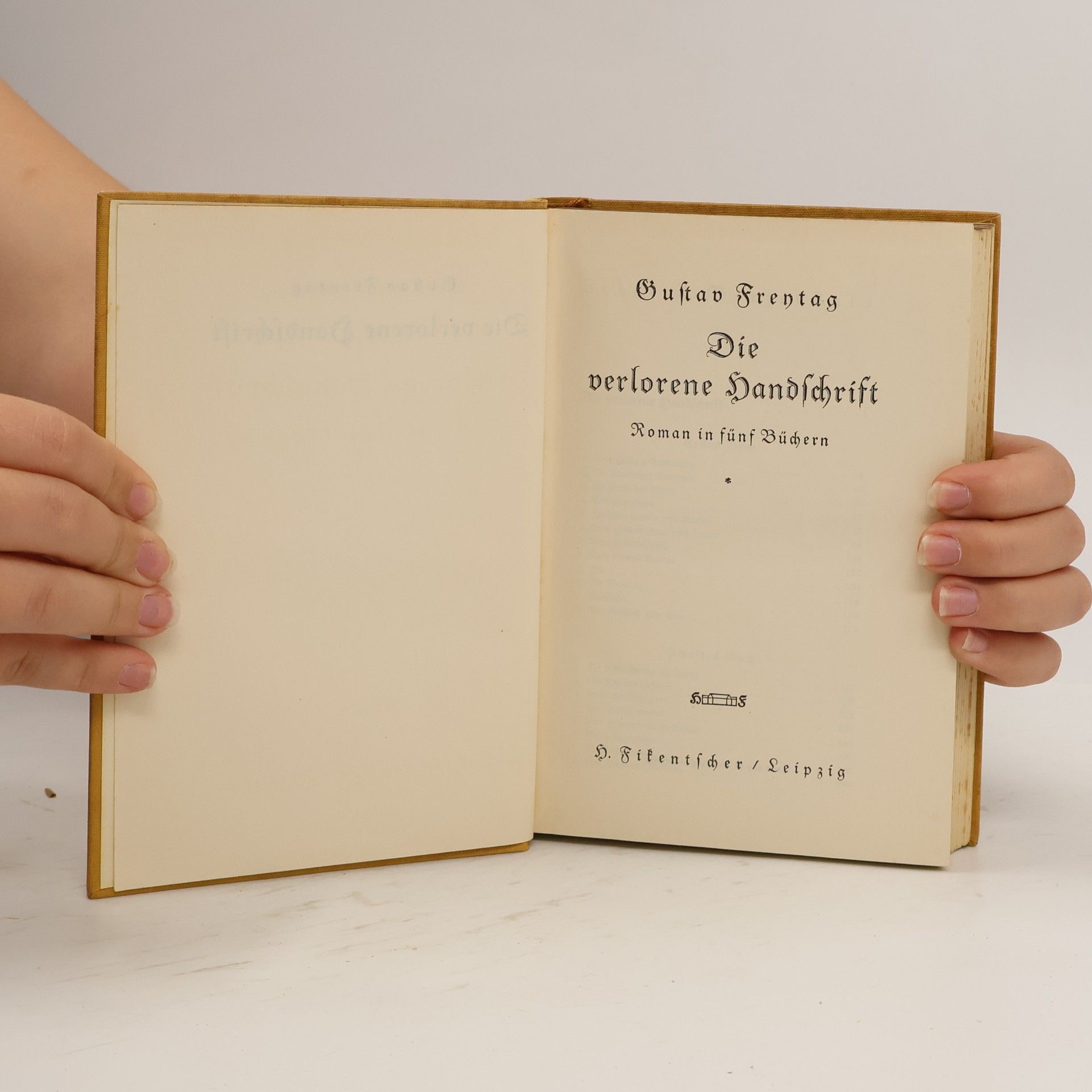 Gustav Freytag Die verlorene Handschrift