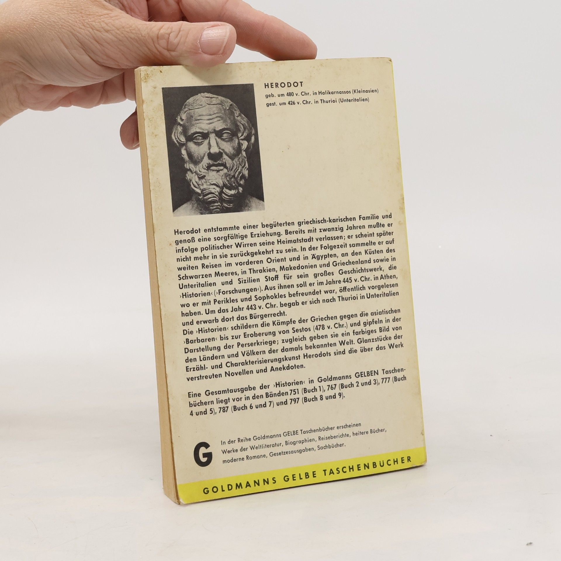 Herodotus Auswahl aus den Historien