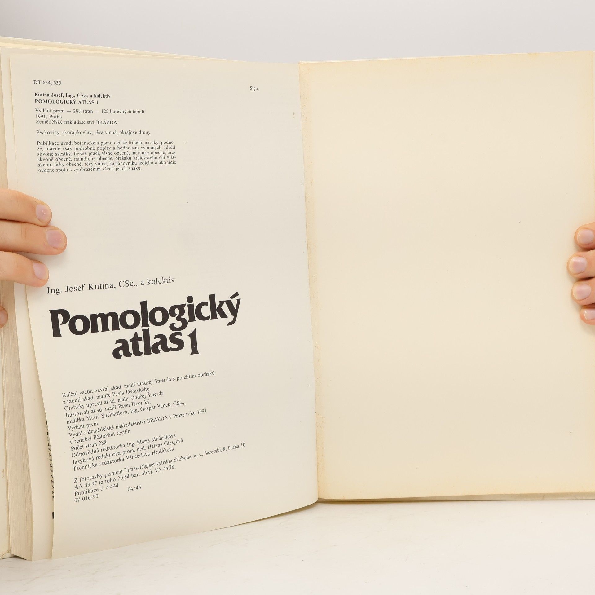 Josef Kutina Pomologický atlas 1