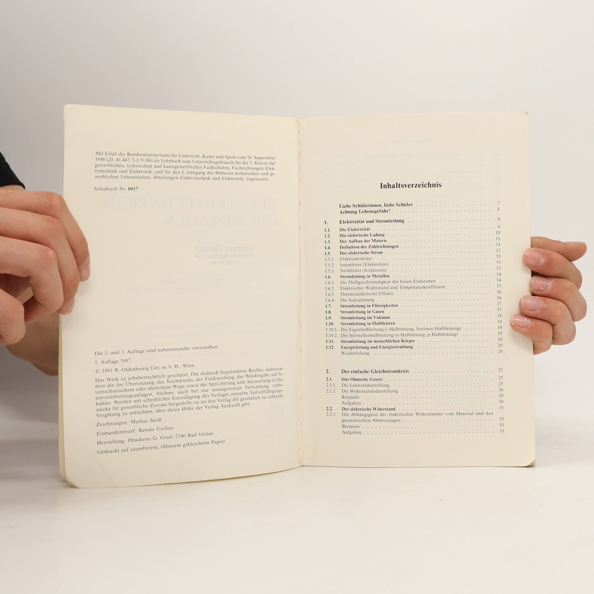 Various authors Elektrotechnische Grundlagen 1
