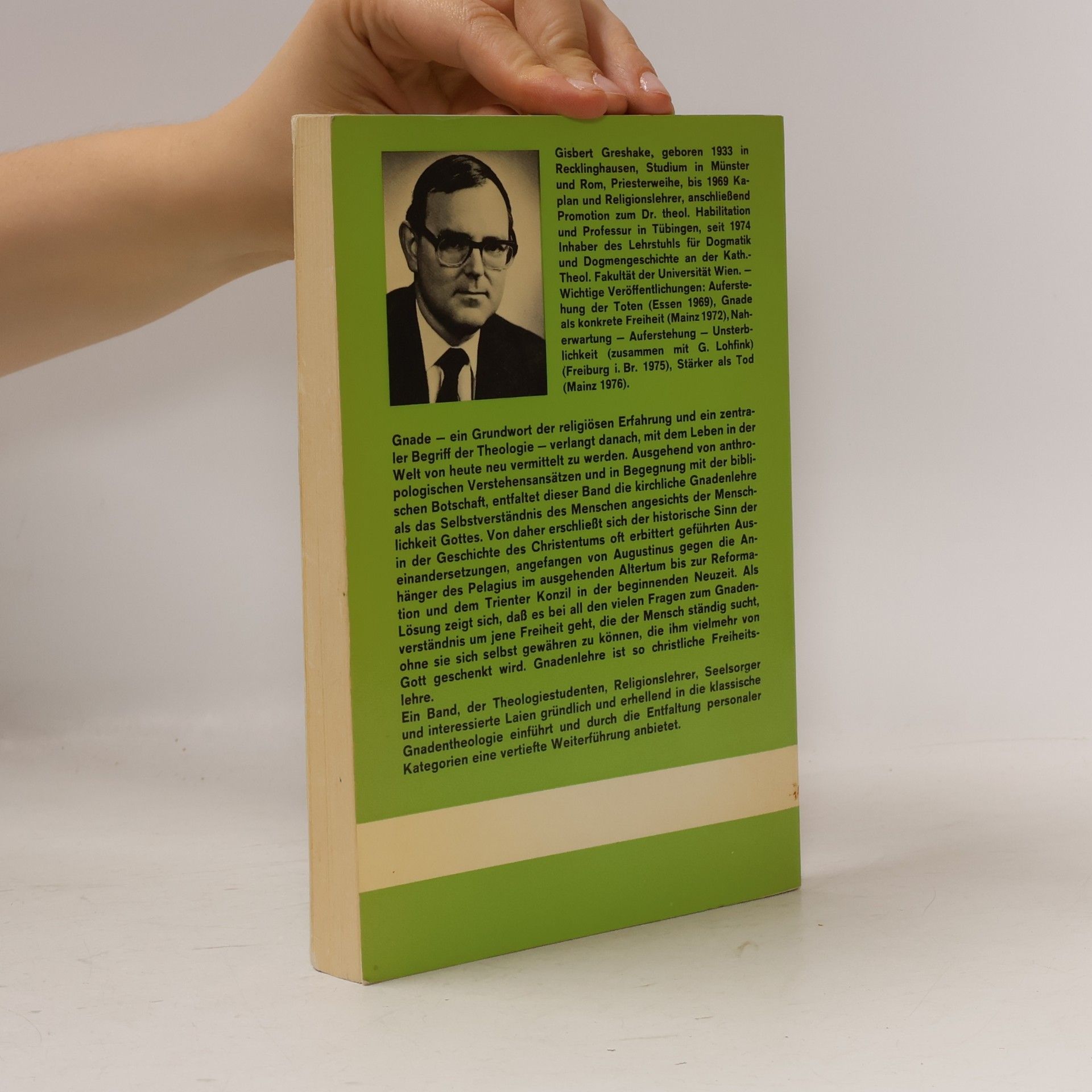 Gisbert Greshake Geschenkte Freiheit