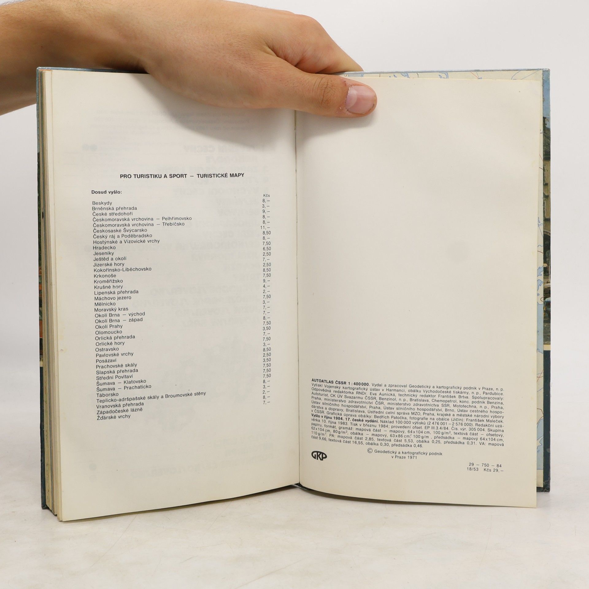 Kolektiv autorů Auto atlas ČSSR