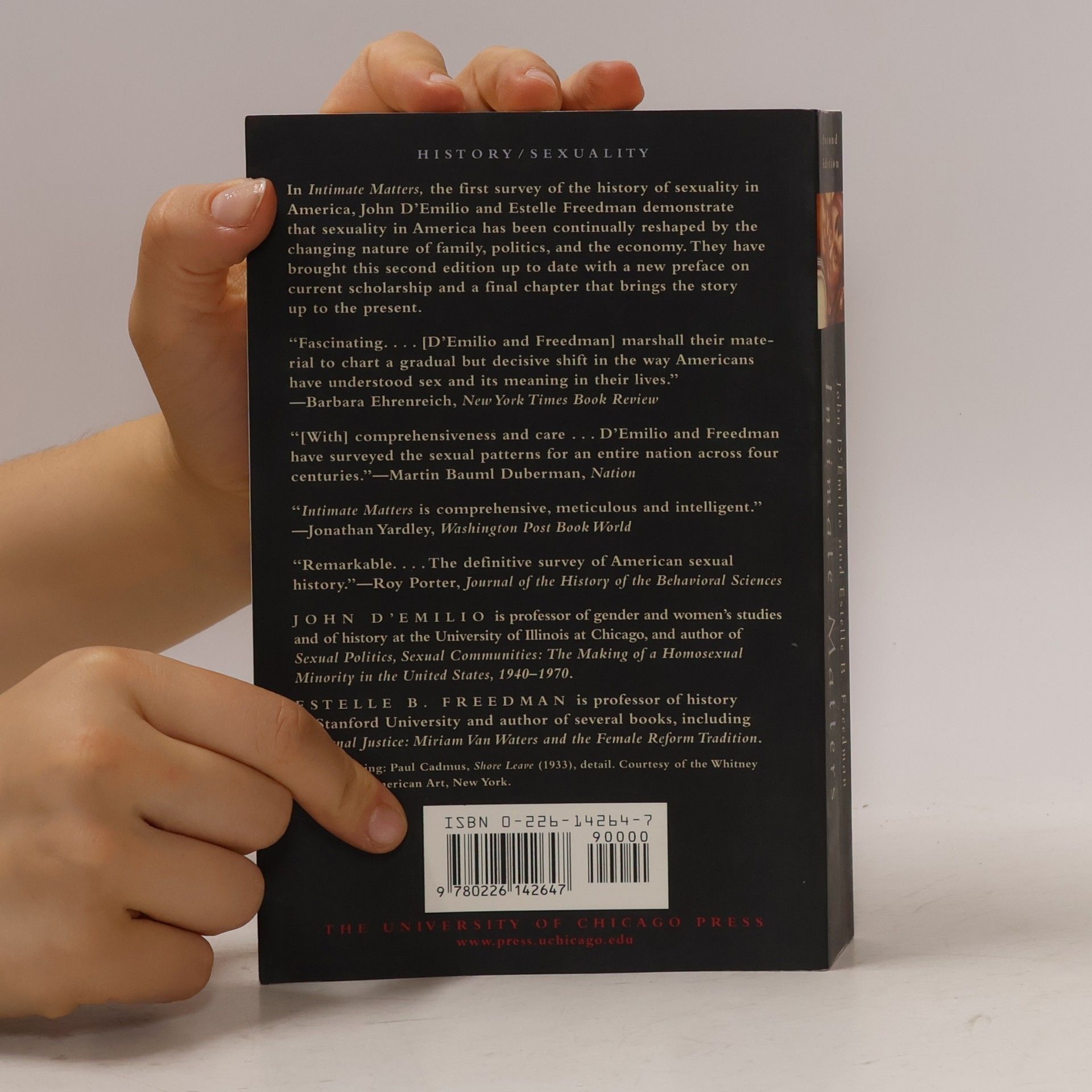 John D'Emilio Intimate Matters