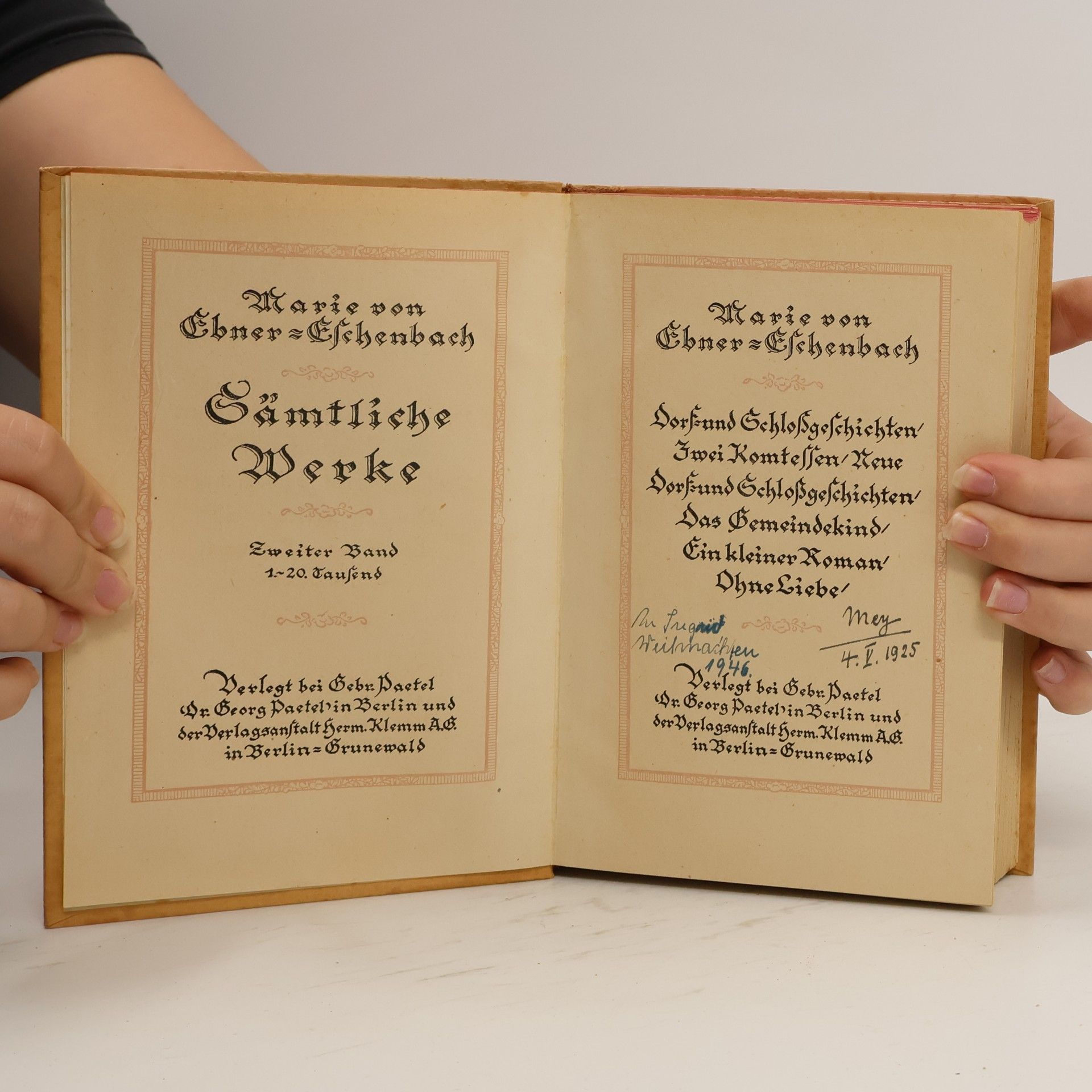Marie von Ebner-Eschenbach Sämtliche Werke