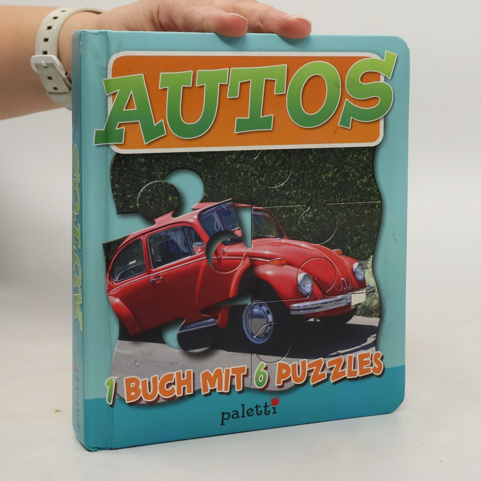 Autorenkollektiv Autos 1 Buch mit 6 Puzzles