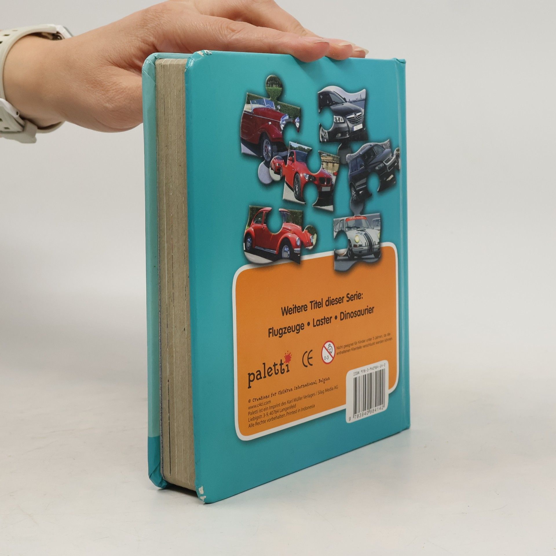 Autorenkollektiv Autos 1 Buch mit 6 Puzzles