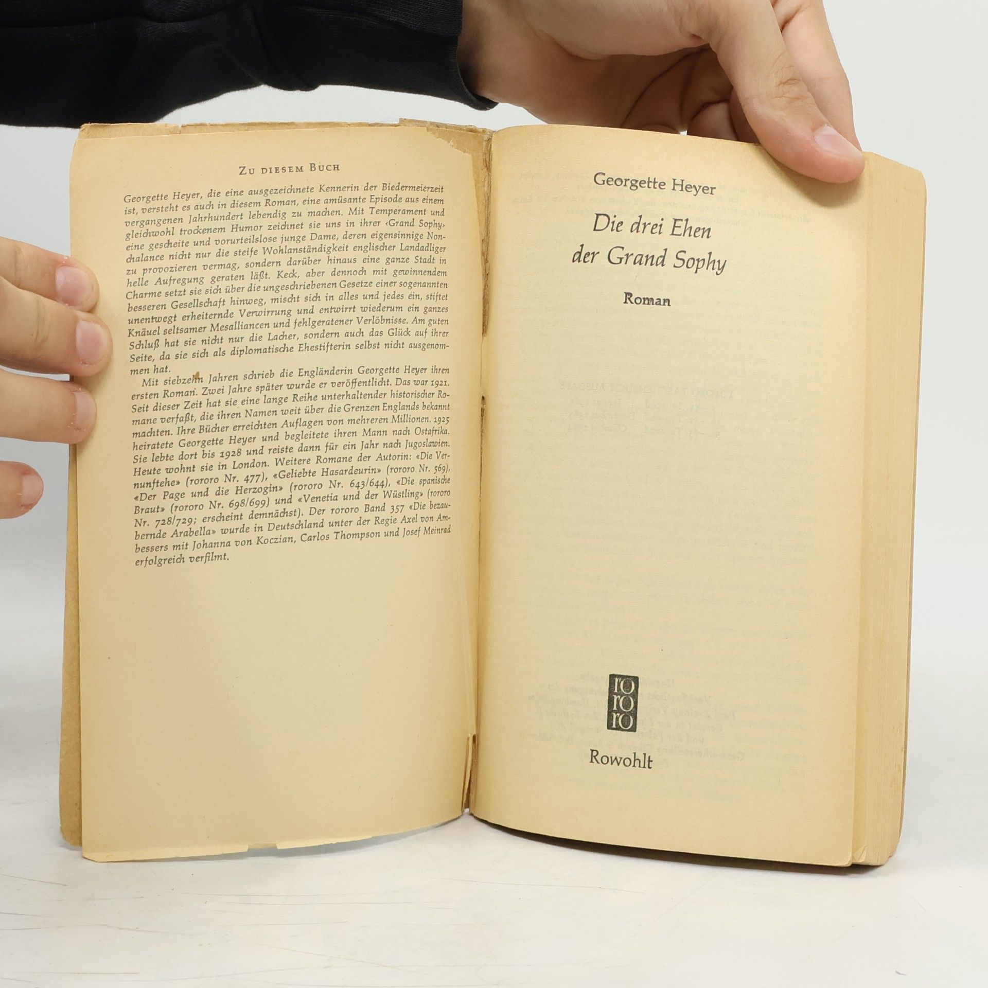 Georgette Heyer Die drei Ehen der Grand Sophy