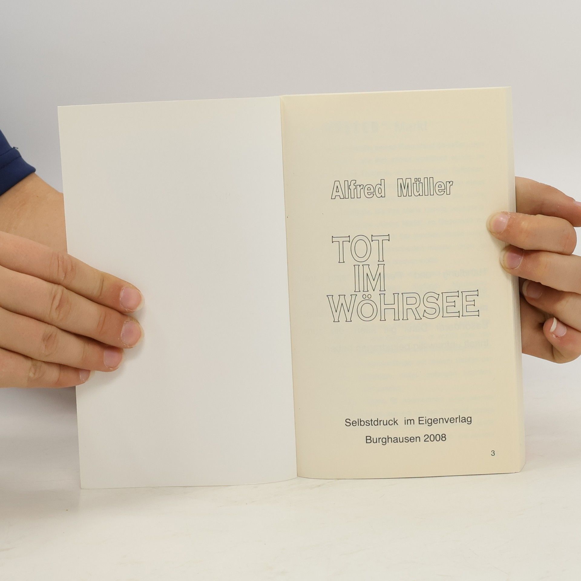 Alfred Müller-Felsenburg Der Tod kam mit dem Bürgermeister