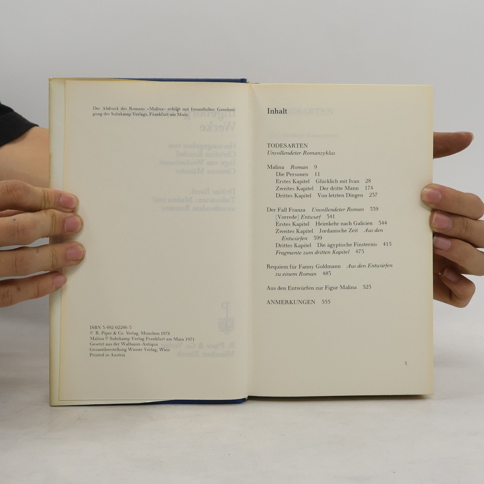 Ingeborg Bachmann Werke 3