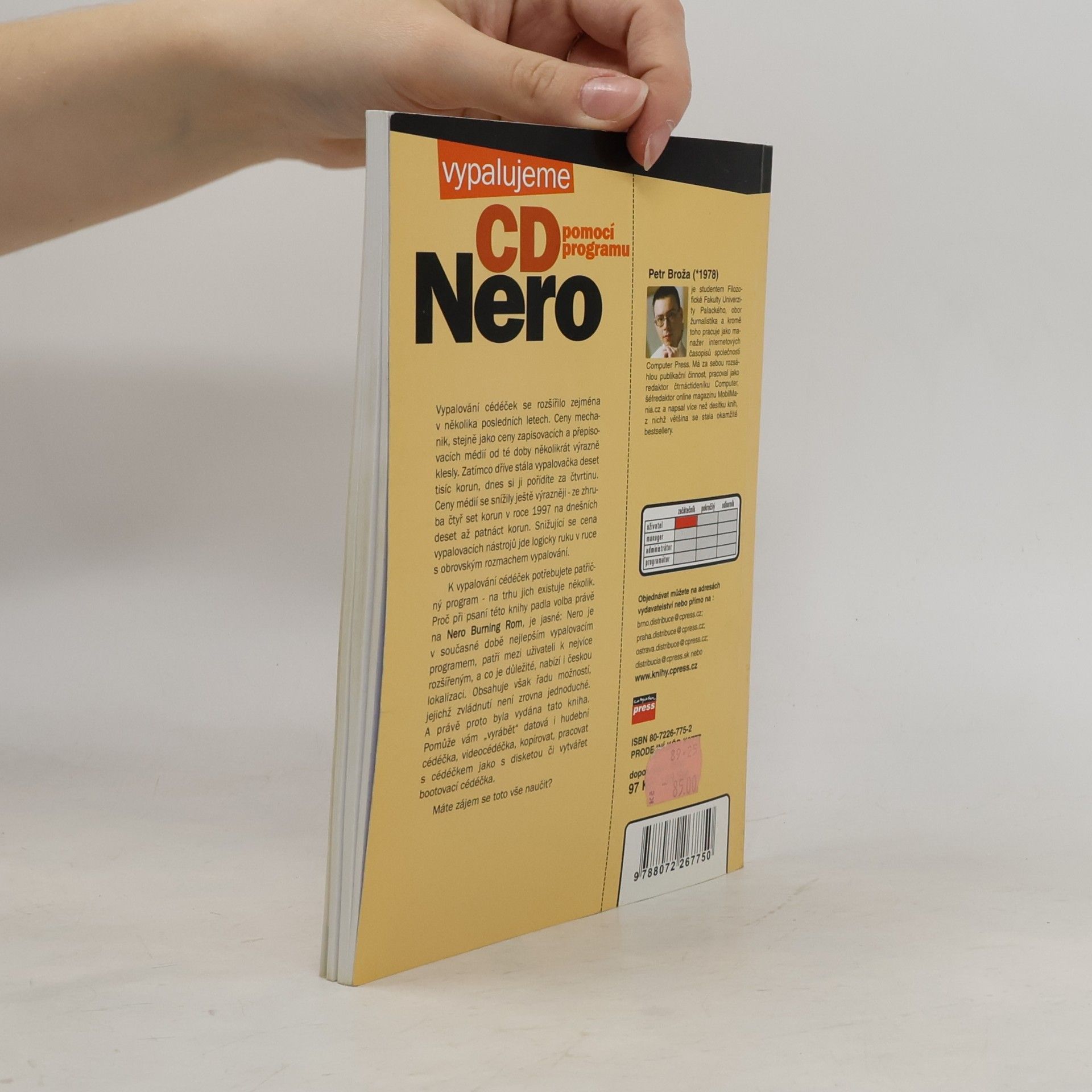Petr Broža Vypalujeme CD pomocí programu NERO