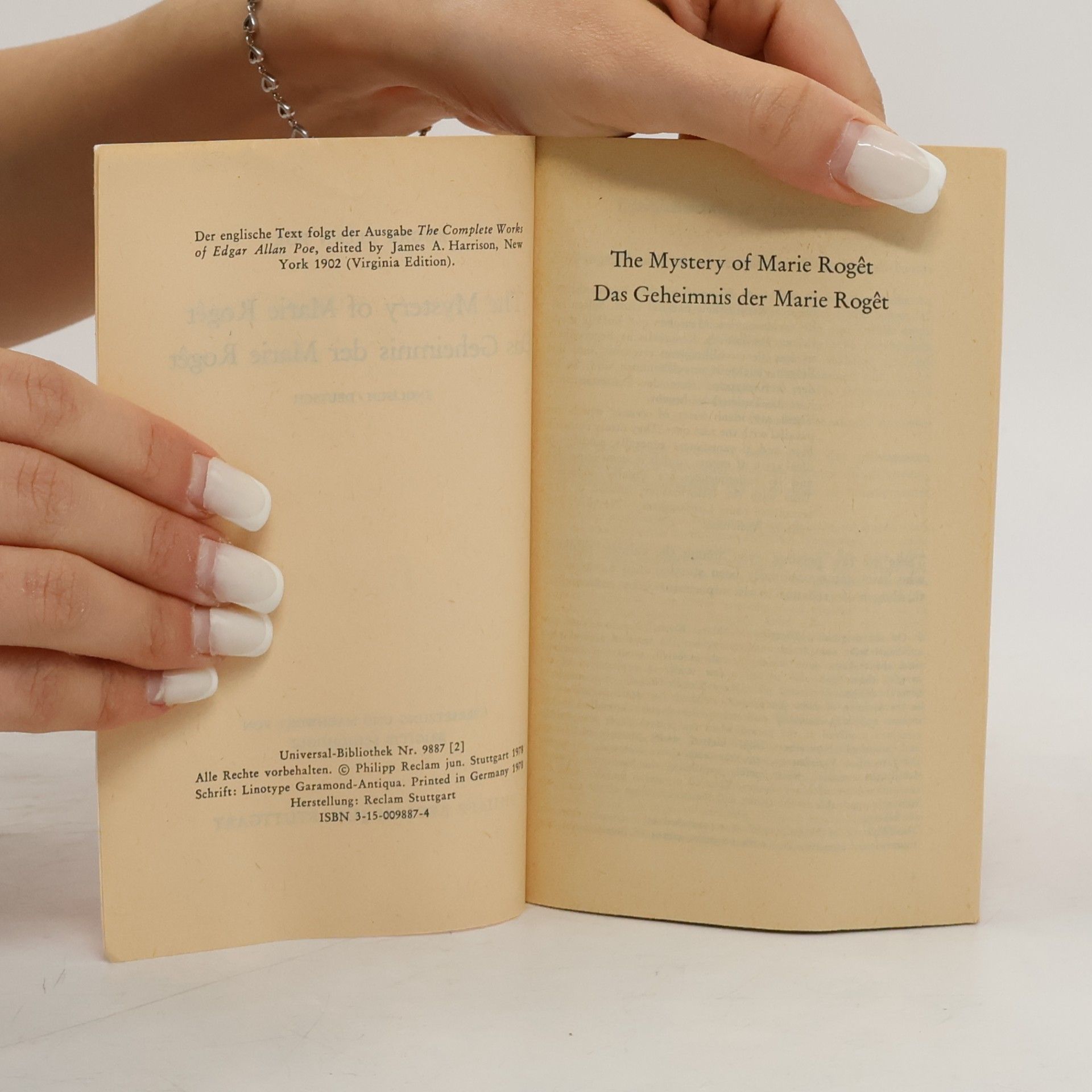 Edgar Allan Poe The Mystery of Marie Rogêt