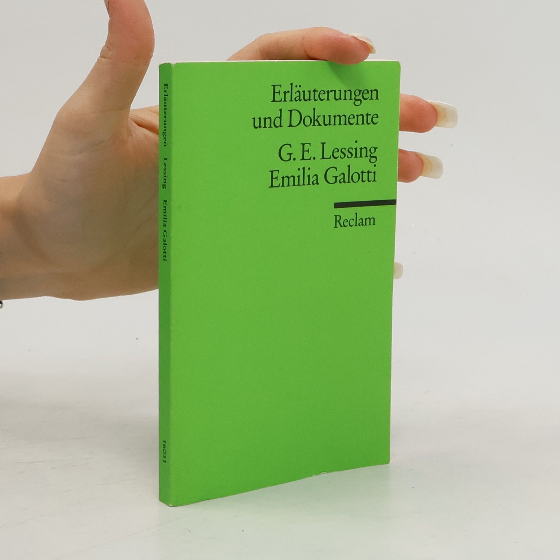 Gotthold Ephraim Lessing, Emilia Galotti