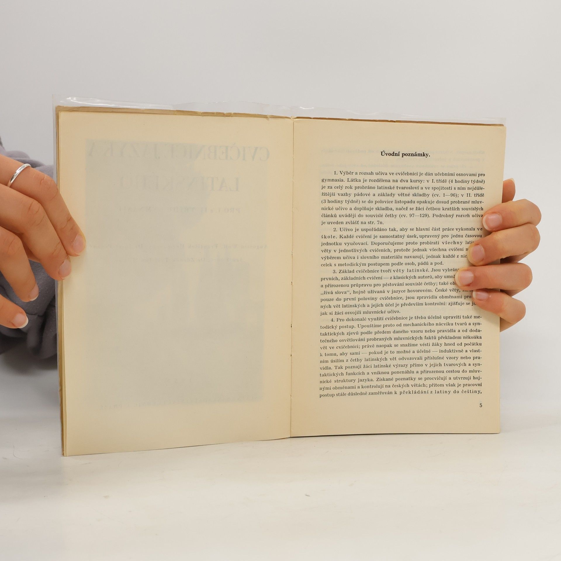 Kolektiv autorů Cvičebnice jazyka latinského pro I. a II. třídu gymnásií