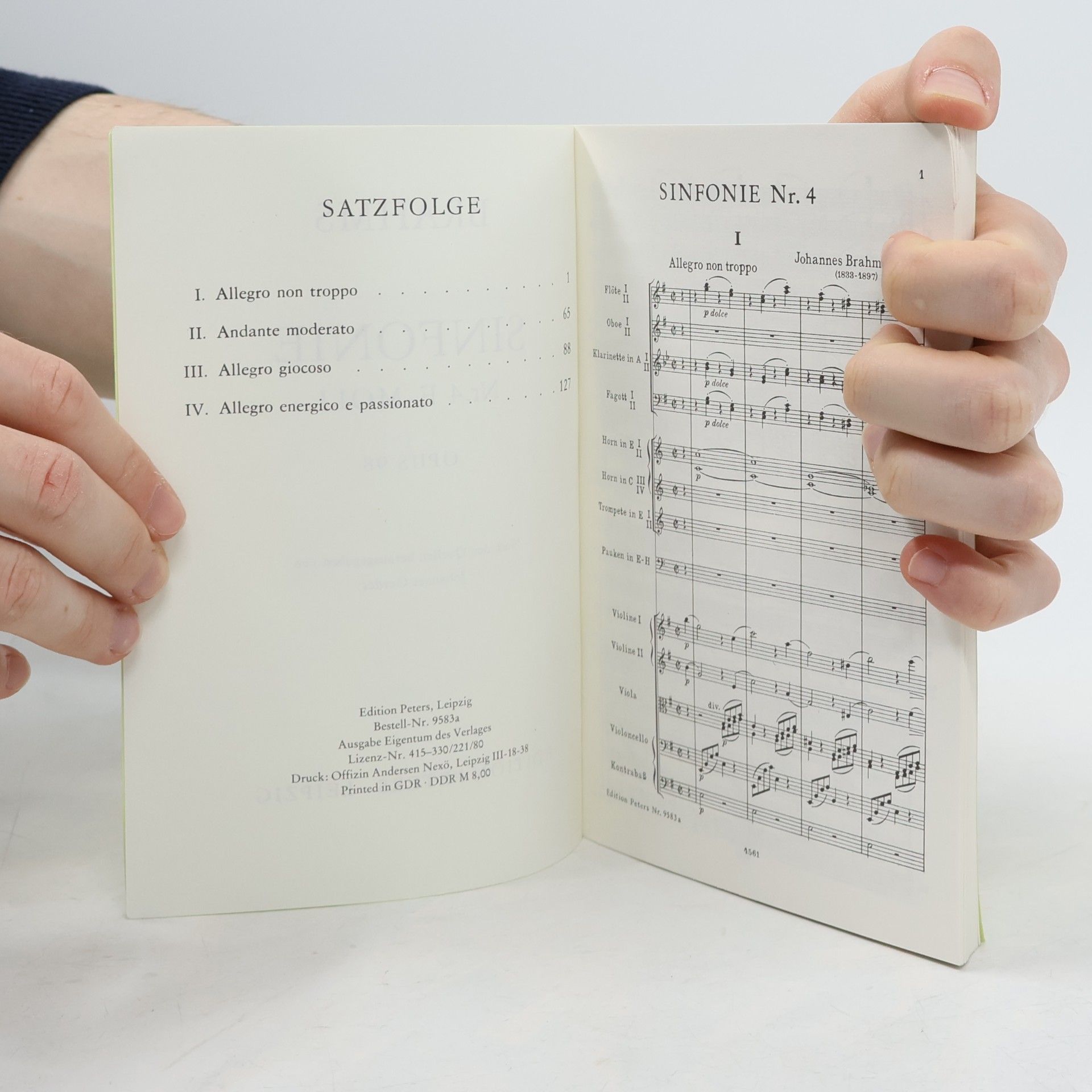 Johannes Brahms Brahms Sinfonie Nr.4