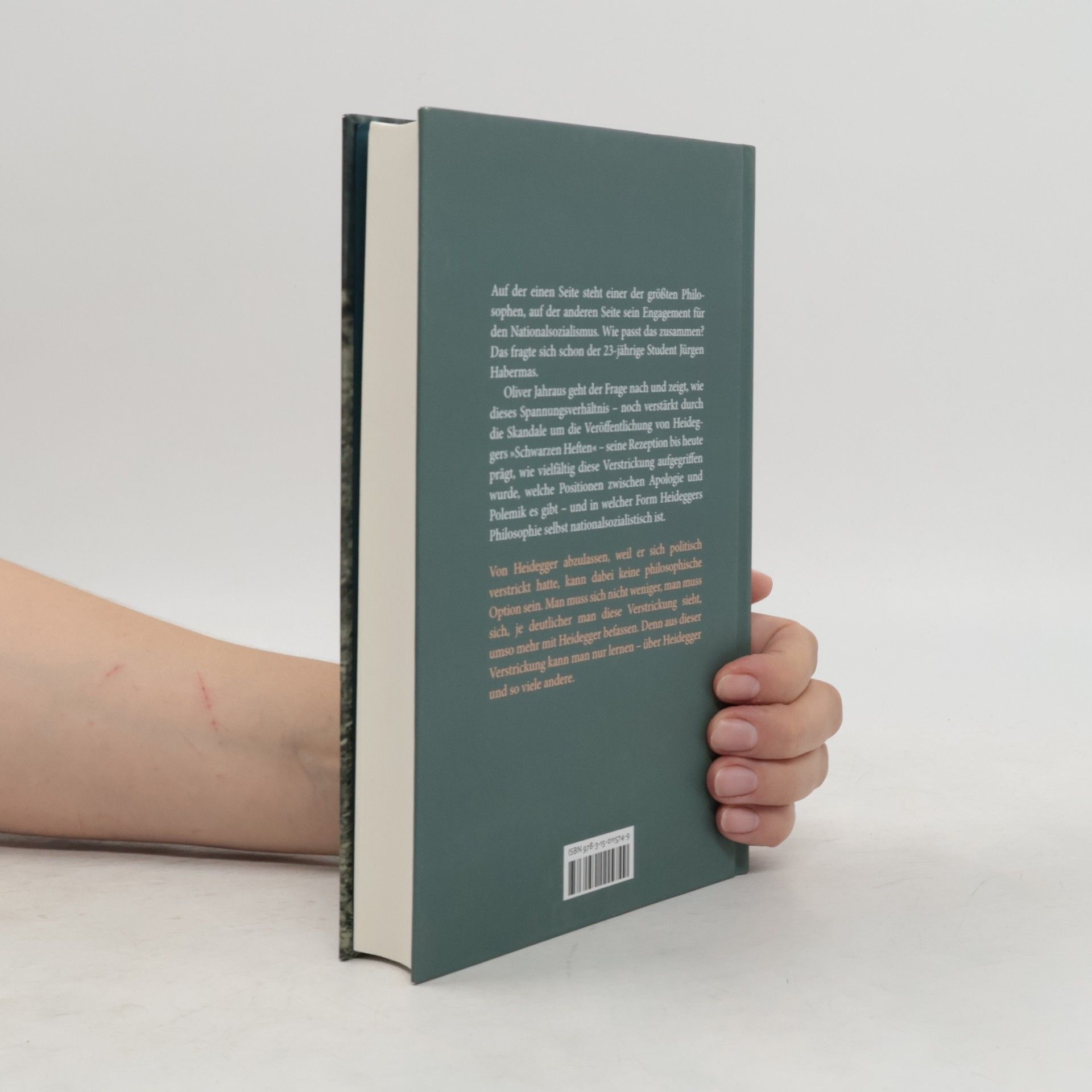 Oliver Jahraus Verstrickte Philosophie. Heidegger und der Nationalsozialismus