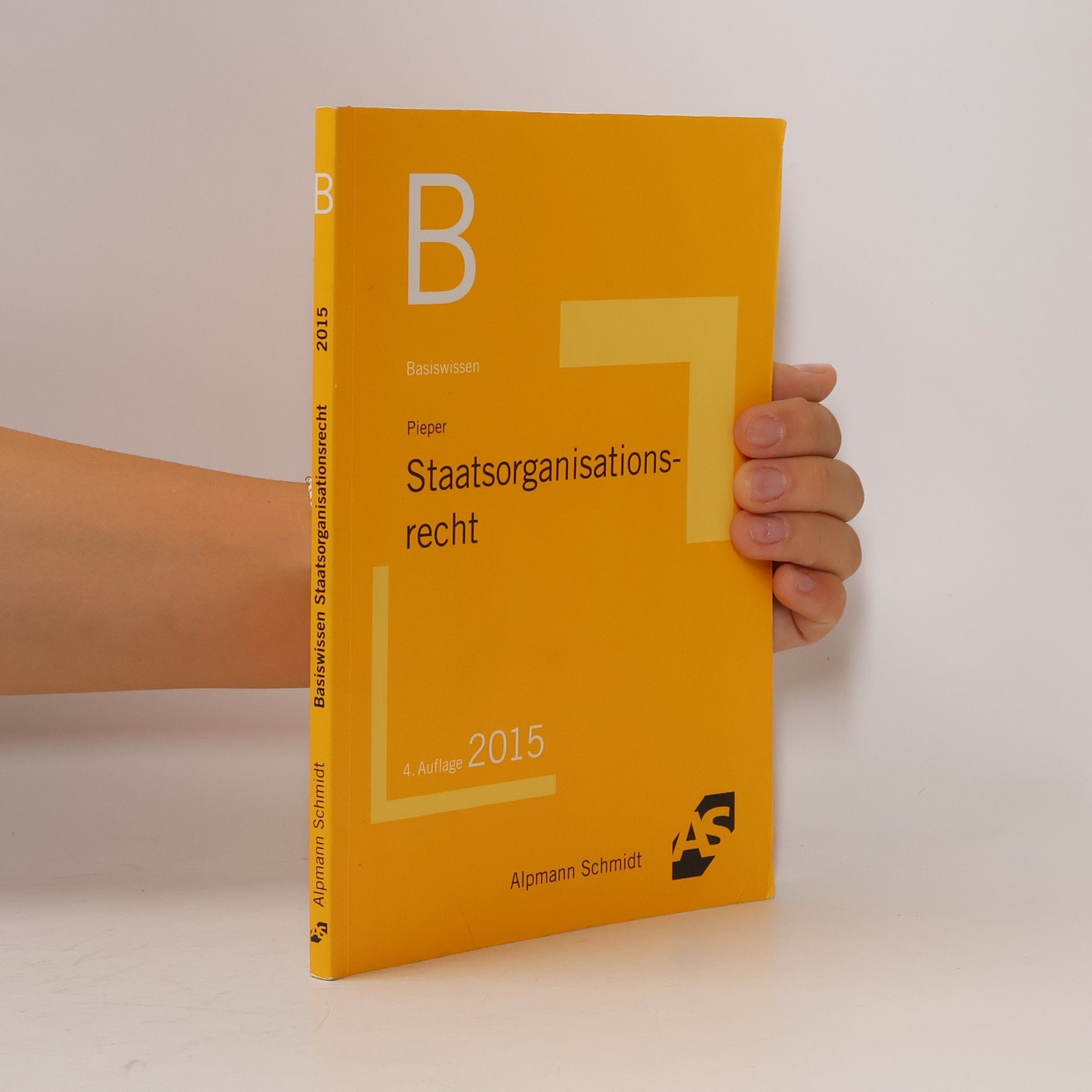 Hans-Gerd Pieper Basiswissen Staatsorganisationsrecht - 4. Auflage