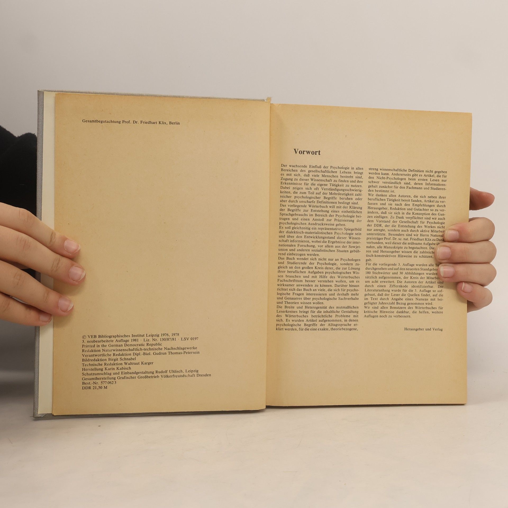 kolektiv Wörterbuch der Psychologie