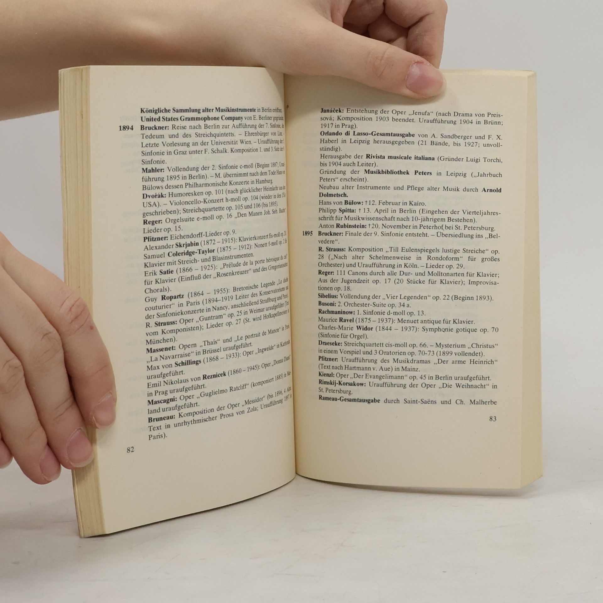 Autorenkollektiv Tabellen zur Geschichte der Musik des 19./20. Jhdts