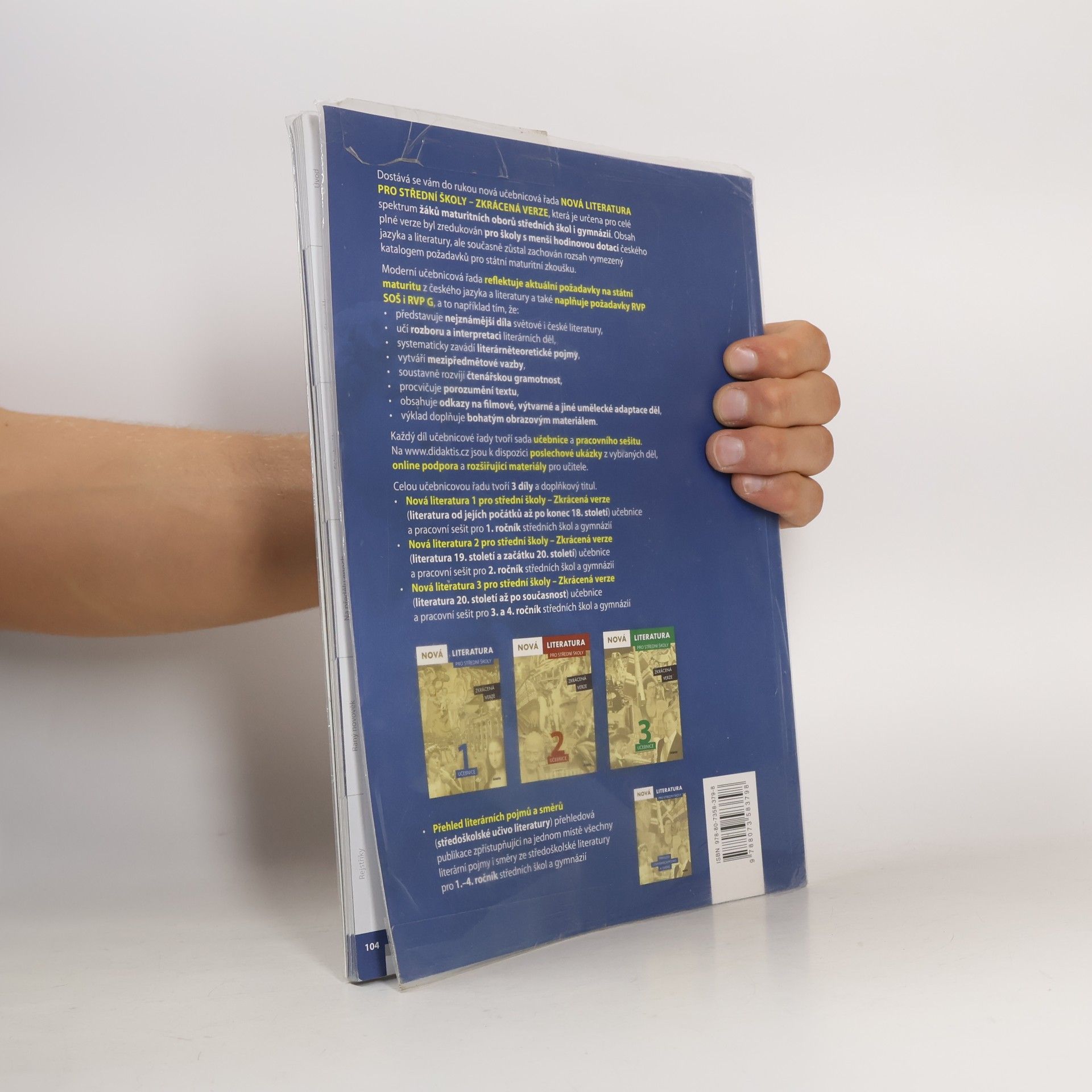 Kolektiv autorů Nová literatura pro střední školy. 1, učebnice, zkrácená verze