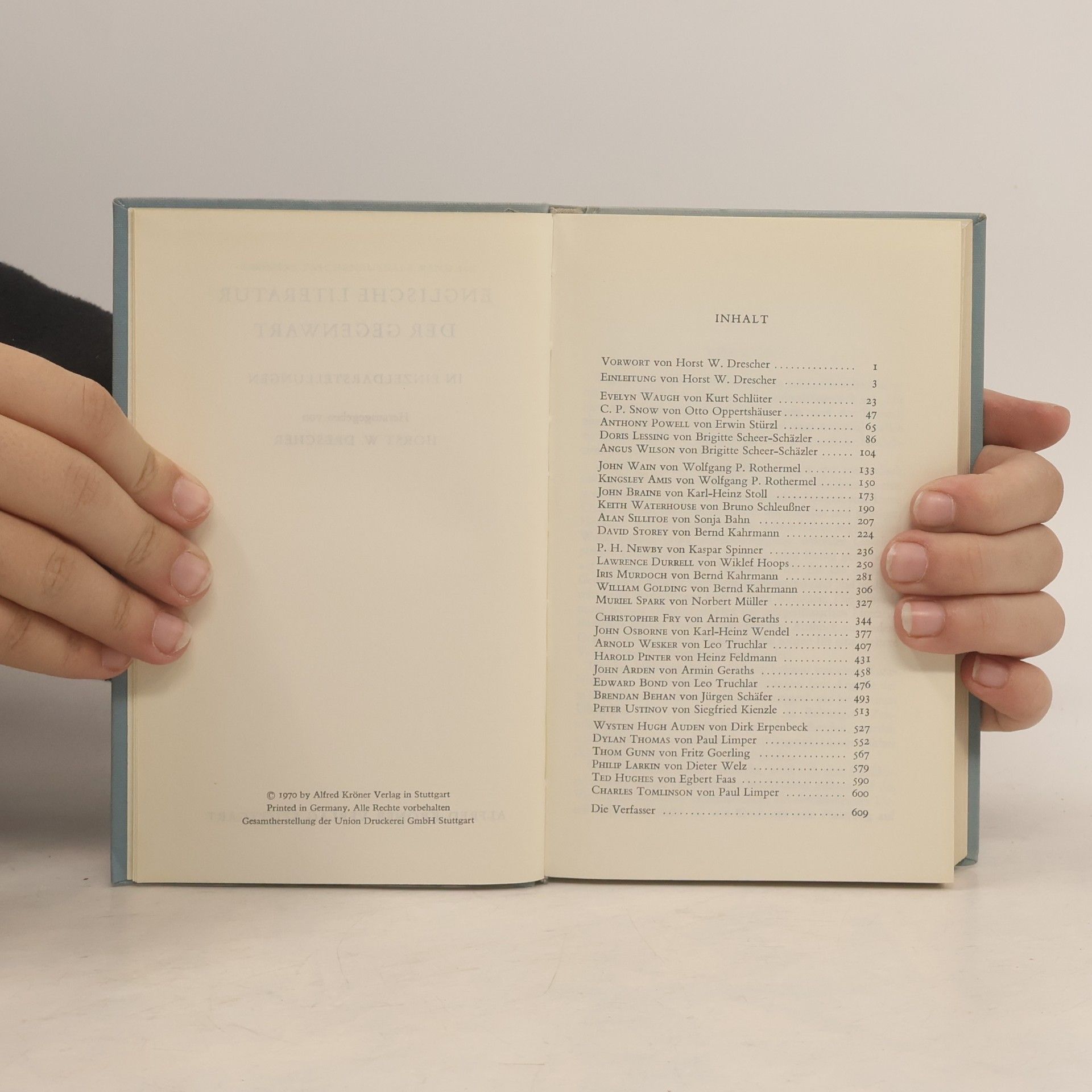 Horst W. Drescher Englische Literatur der Gegenwart