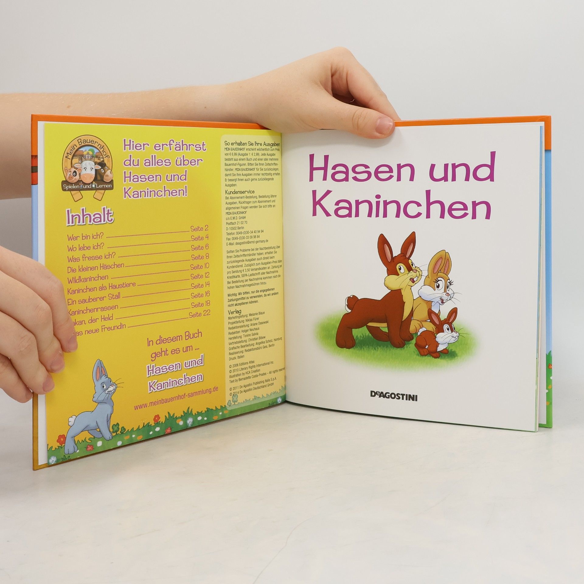 Bernadette Costa-Prades Tiere auf dem Bauernhof 42. Hasen und Kaninchen