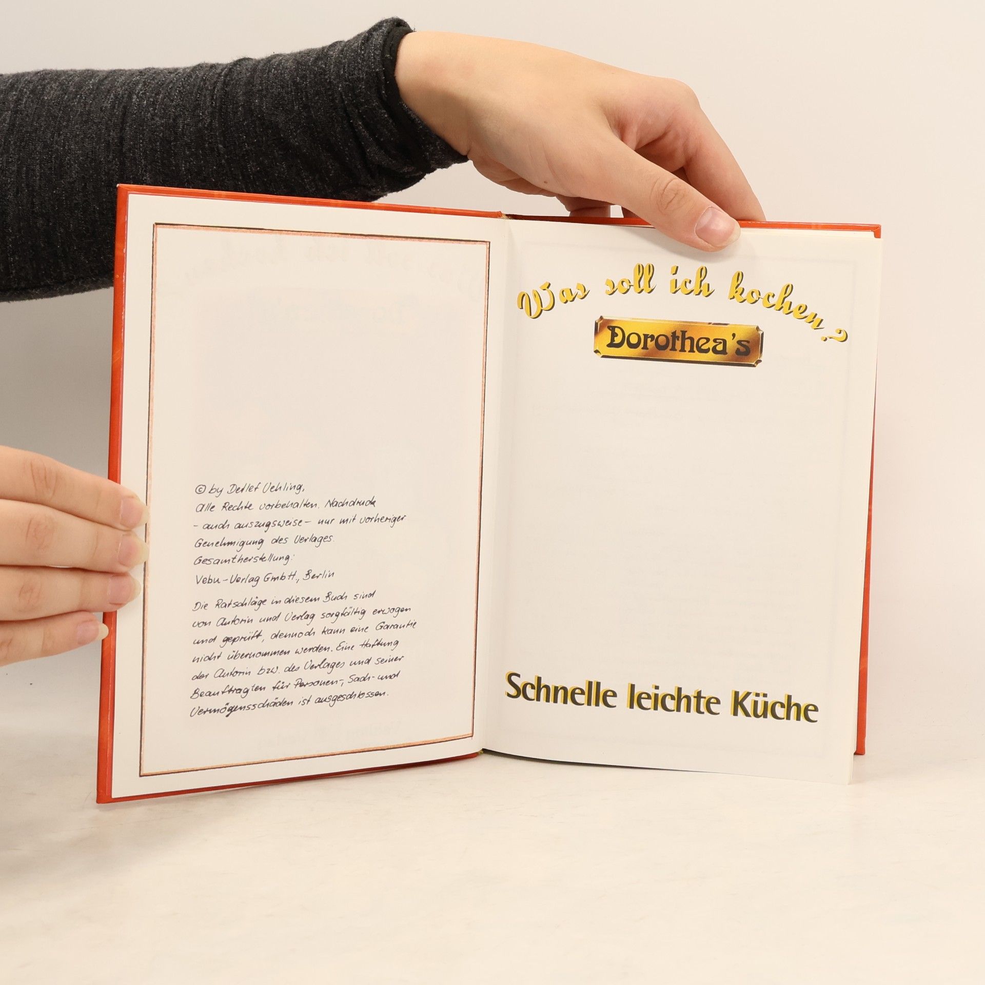 Various authors Was Soll ich kochen. Schnell leichte Küche