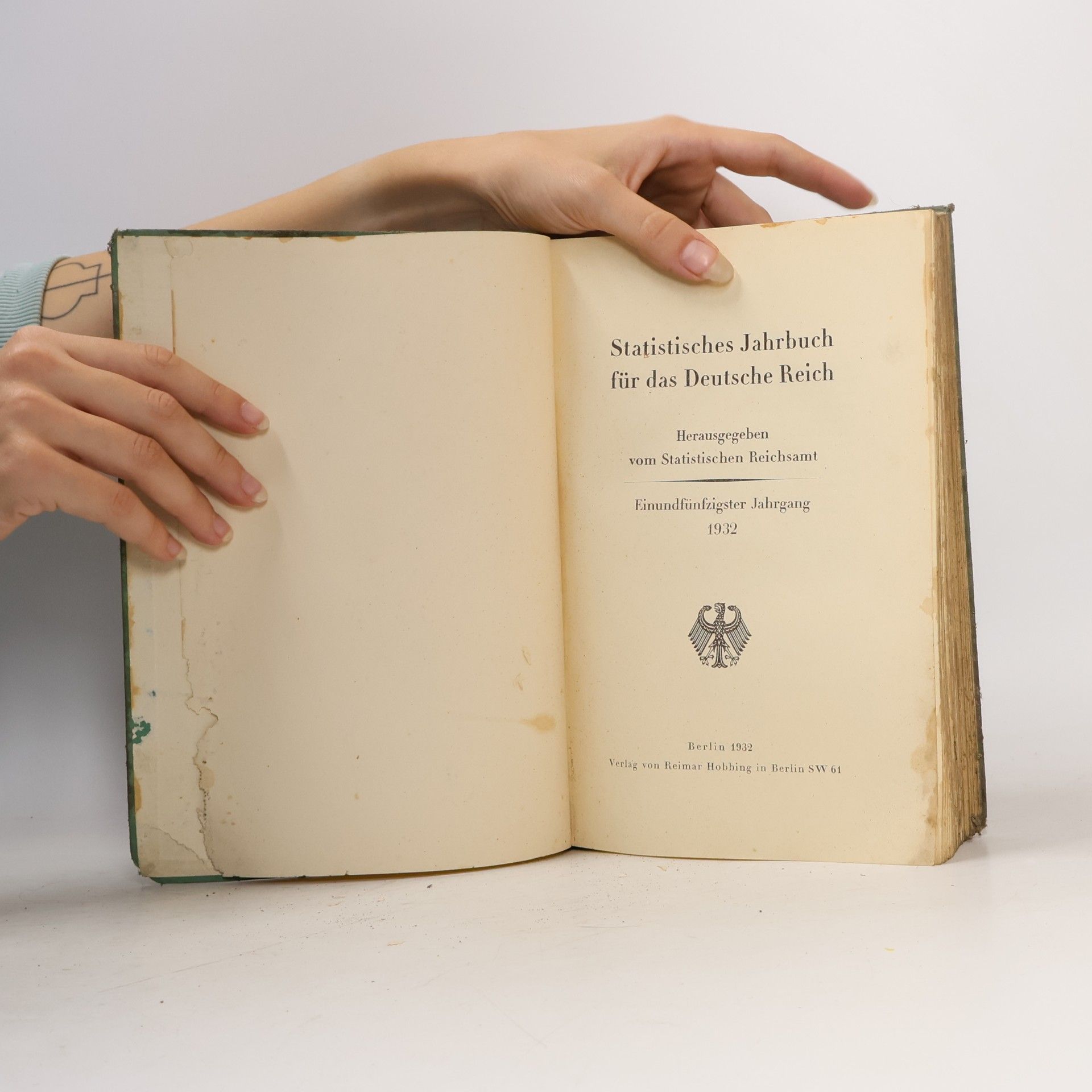 kolektiv Statistisches Jahrbuch für das deutsche Reich 1932