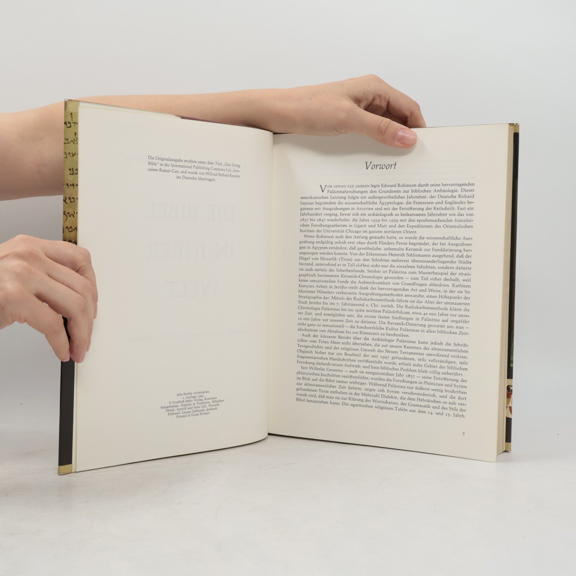 Michael Avi-Yonah Die Bibel in ihrer Welt