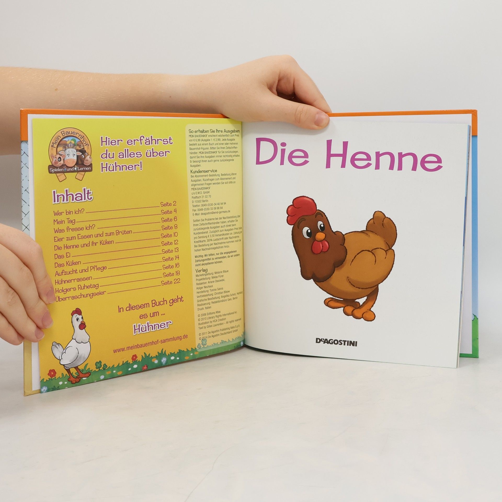 Kolektiv autorů Tiere auf dem Bauernhof 14. Die Henne