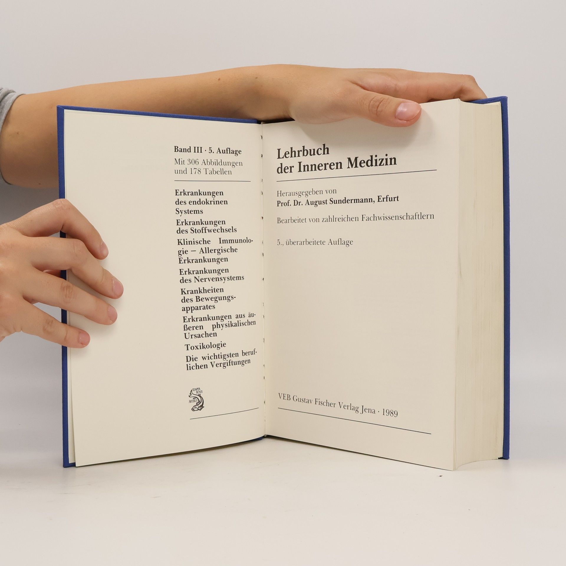 August Sundermann Lehrbuch der Inneren Medizin III