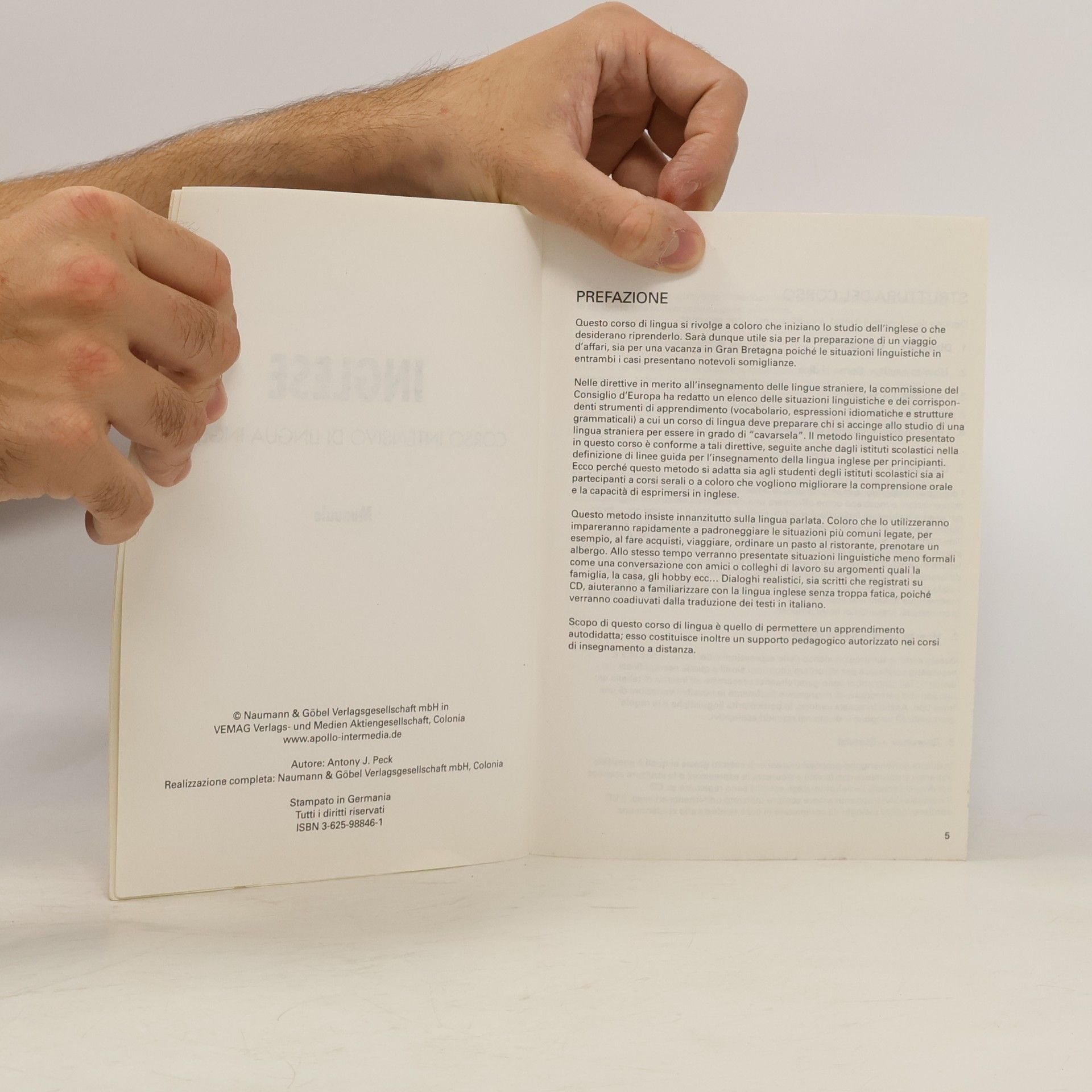 Antony J. Peck Inglese manuale